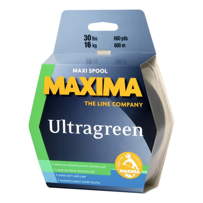 Maxima Ultragreen Maxi-Spool Monofilament Fishing Line - 660 Yards
