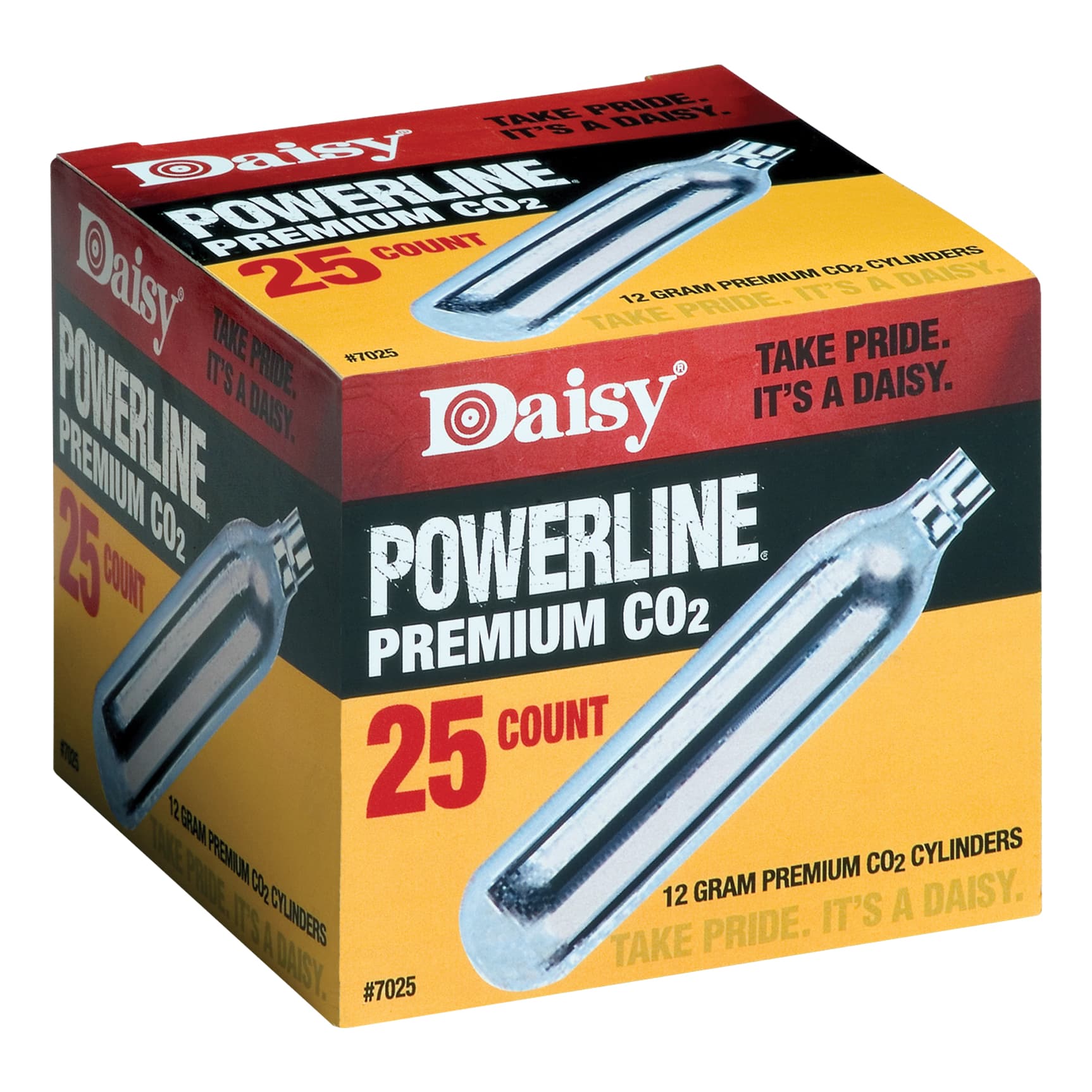 Daisy Powerline CO2 Cylinders - 25-Pack