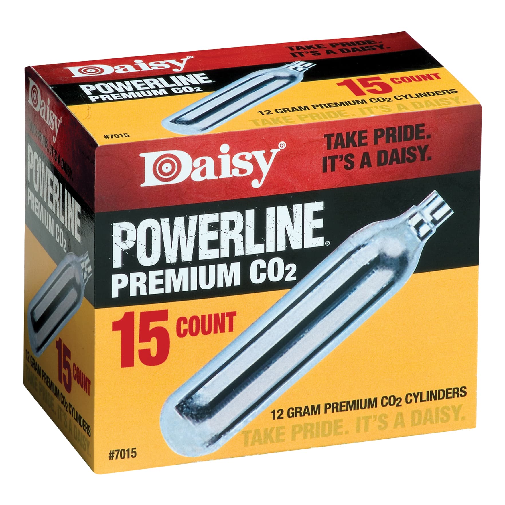 Daisy Powerline CO2 Cylinders - 15-Pack