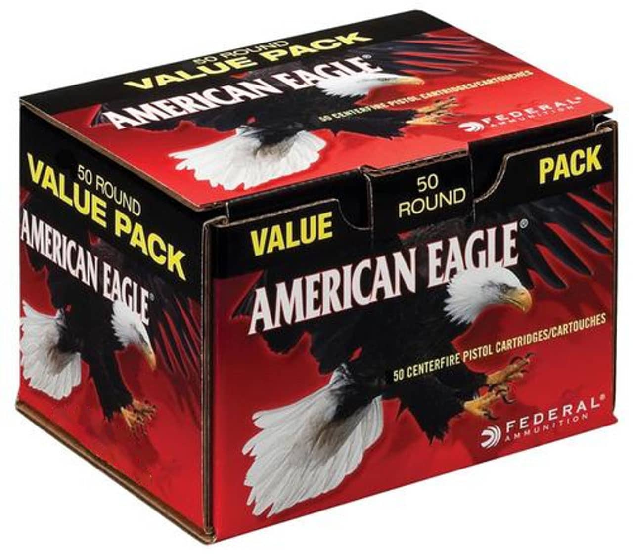 Federal® American Eagle™ Centerfire Pistol Ammunition