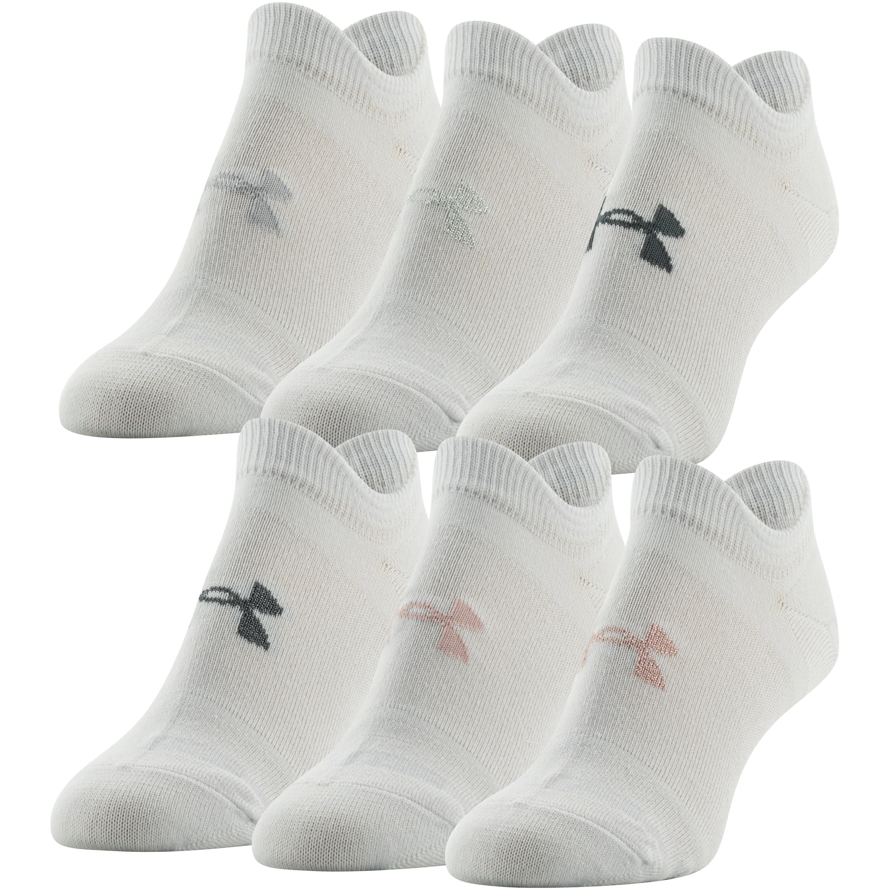 Under Armour® Women's No Show 6-Pack Socks