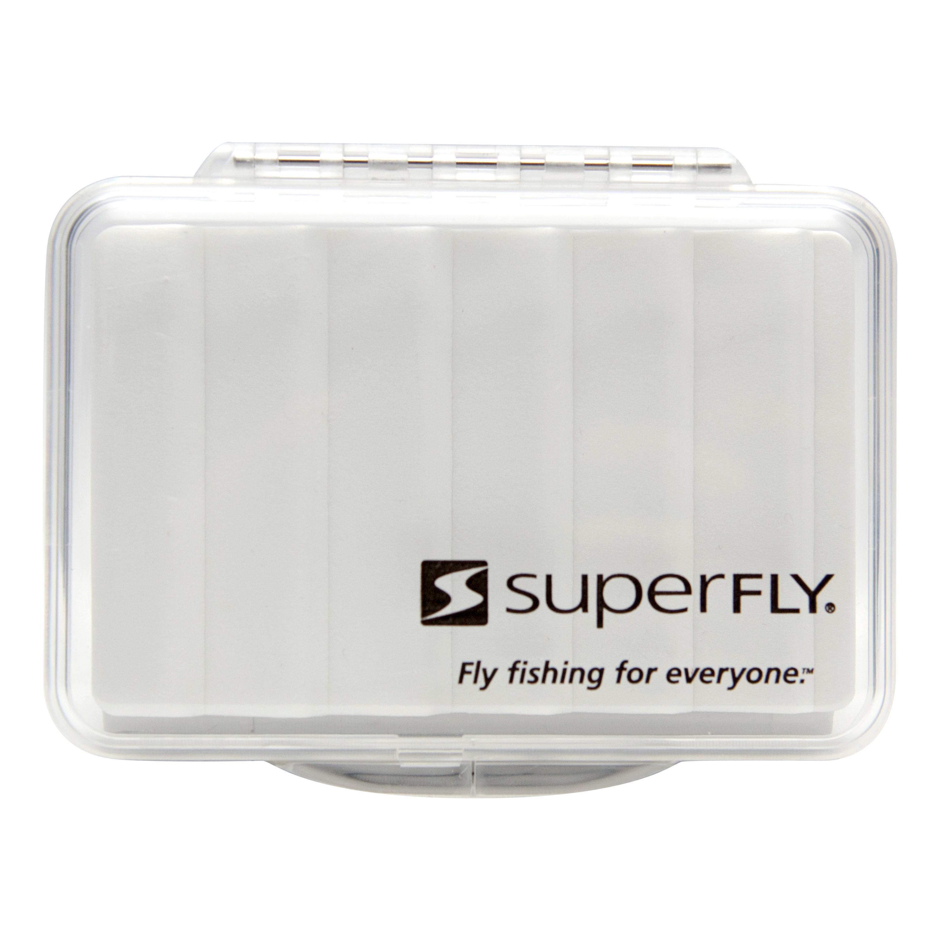 SUPERFLY CLEAR RIPPLE FLY BOX small