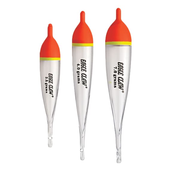 Eagle Claw Steelhead Floats - 4 Pack - Red Top 3 Pack