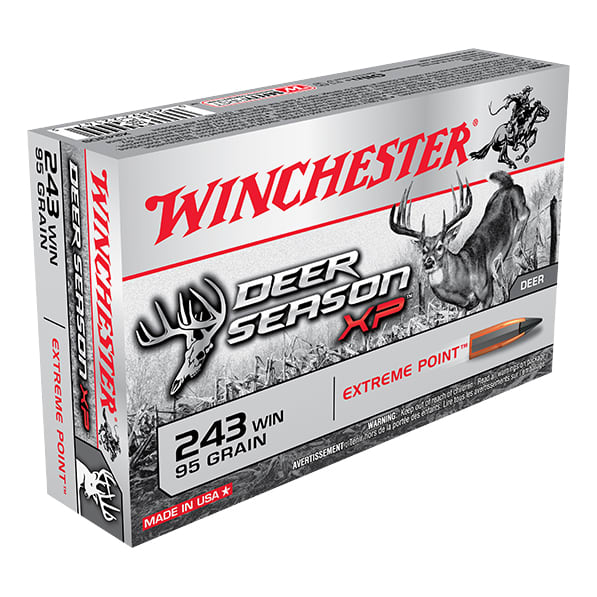 Winchester® Deer Season XP™ Rifle Ammunition - .243 Winchester - 95 Grain