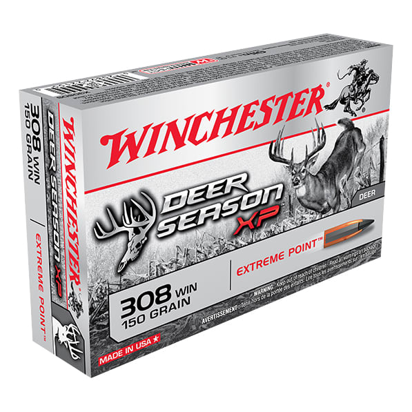 Winchester® Deer Season XP™ Rifle Ammunition - .308 Winchester - 150 Grain