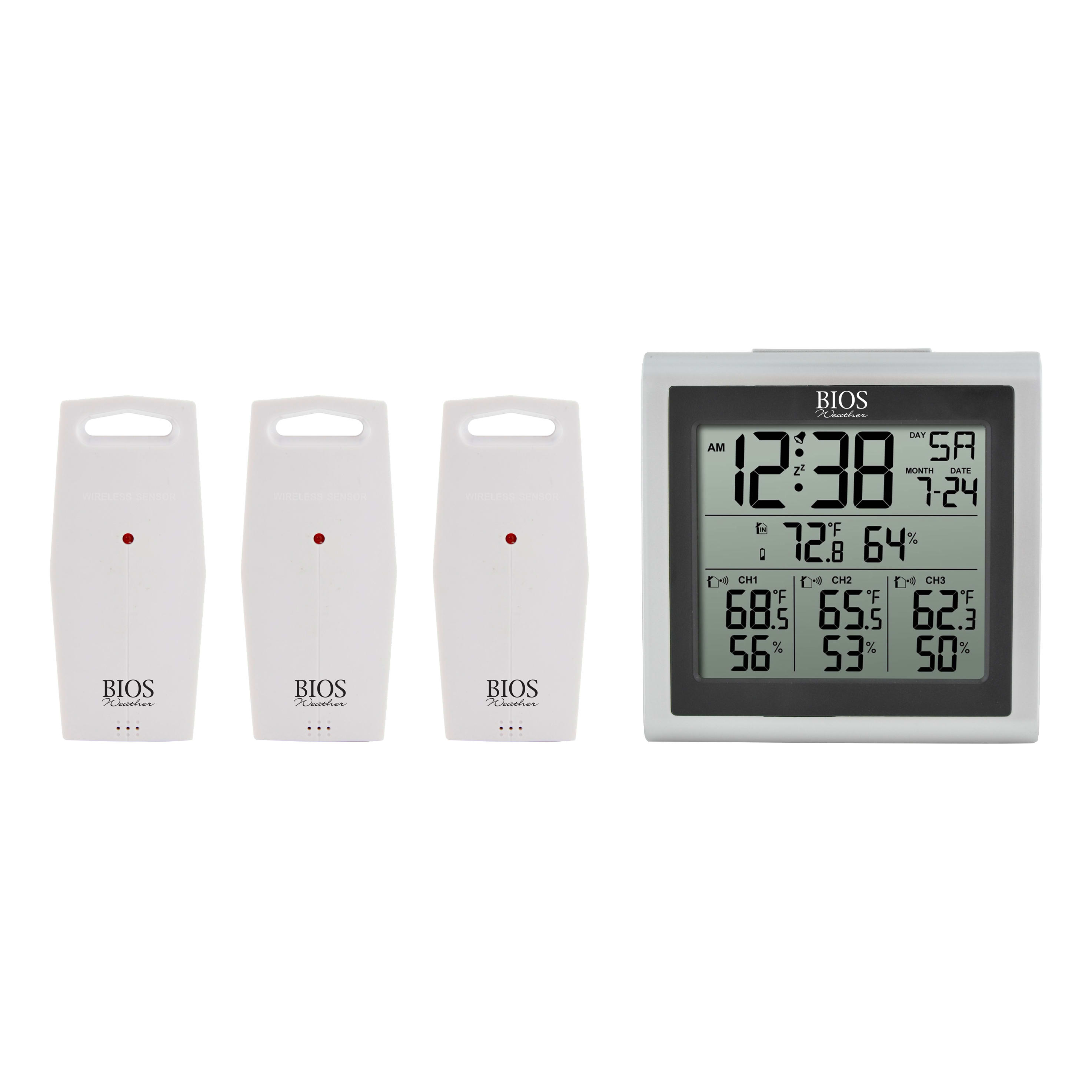 Bios Weather Indoor/Outdoor Thermometer with 3 Sensors Cabela's Canada