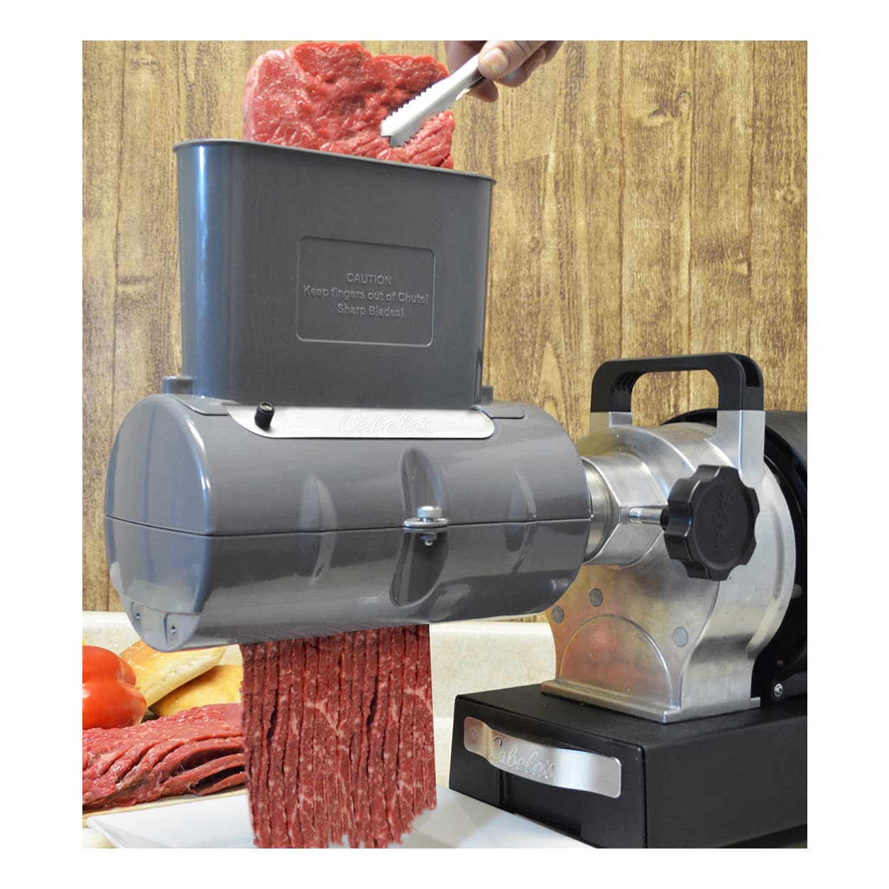 Cabela's Meat Jerky Slicer Electric Grinder Attachment BigIron Auctions