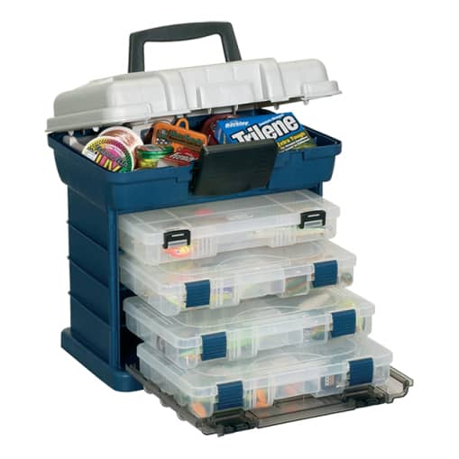 Plano 728001 Angled Tackle System Tackle Box, w/3 2-3650 Stows