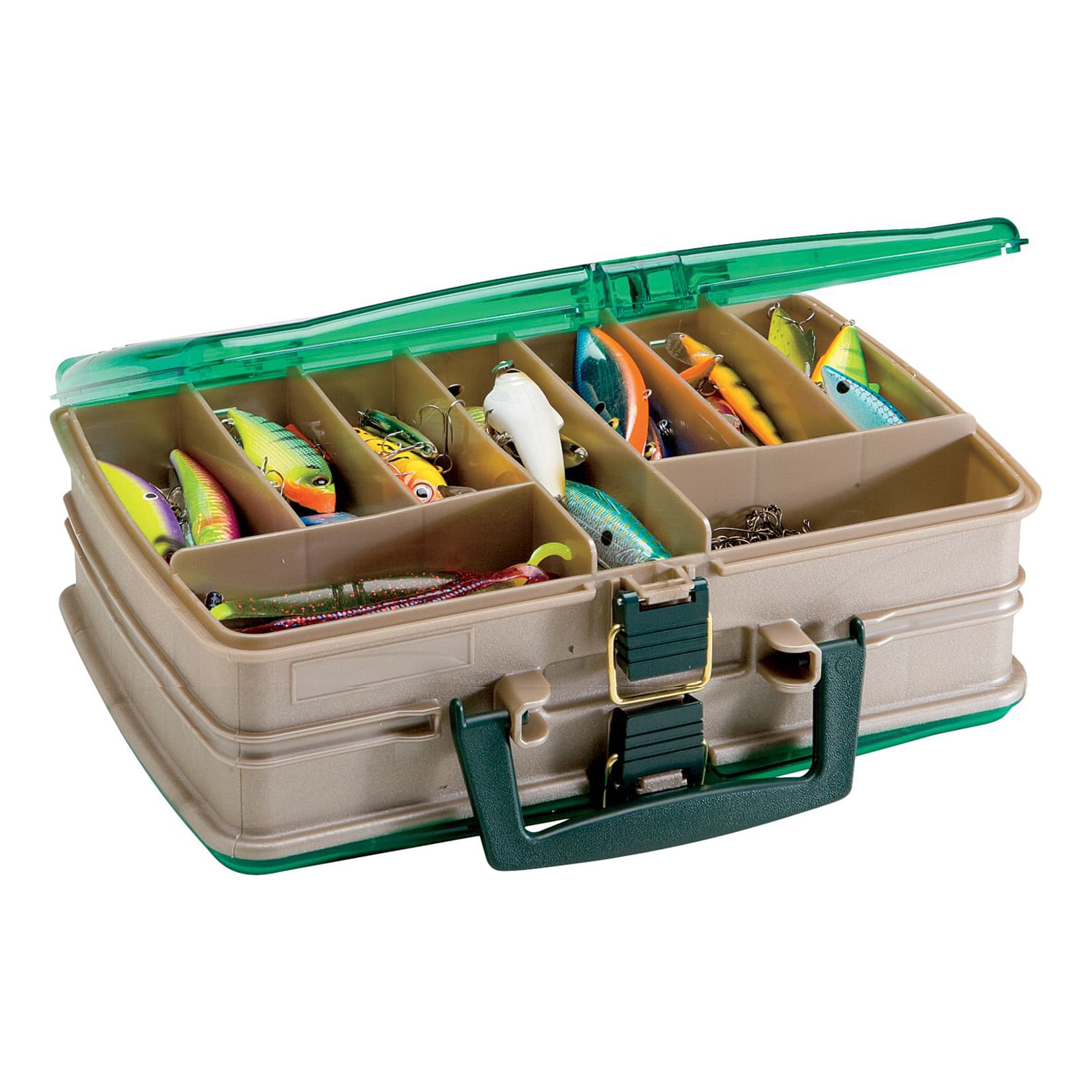 Plano® Double-Sided Satchel Tackle Box - Large (in use)