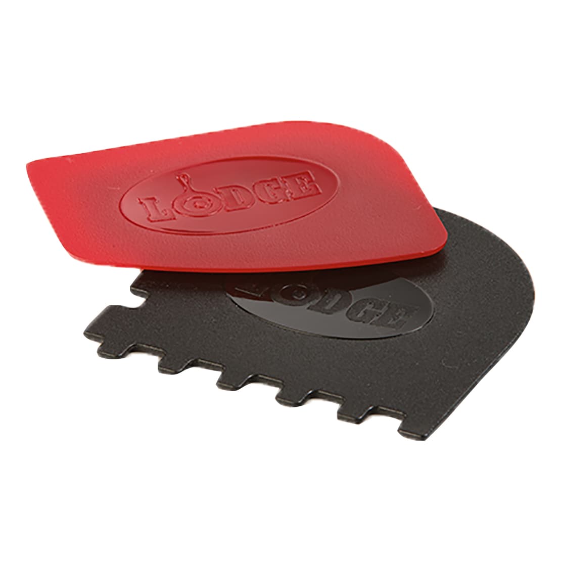 Lodge® Red & Black Pan Scraper Set