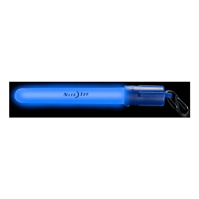 Nite Ize® LED Mini Glowstick - Blue - Lit Up View