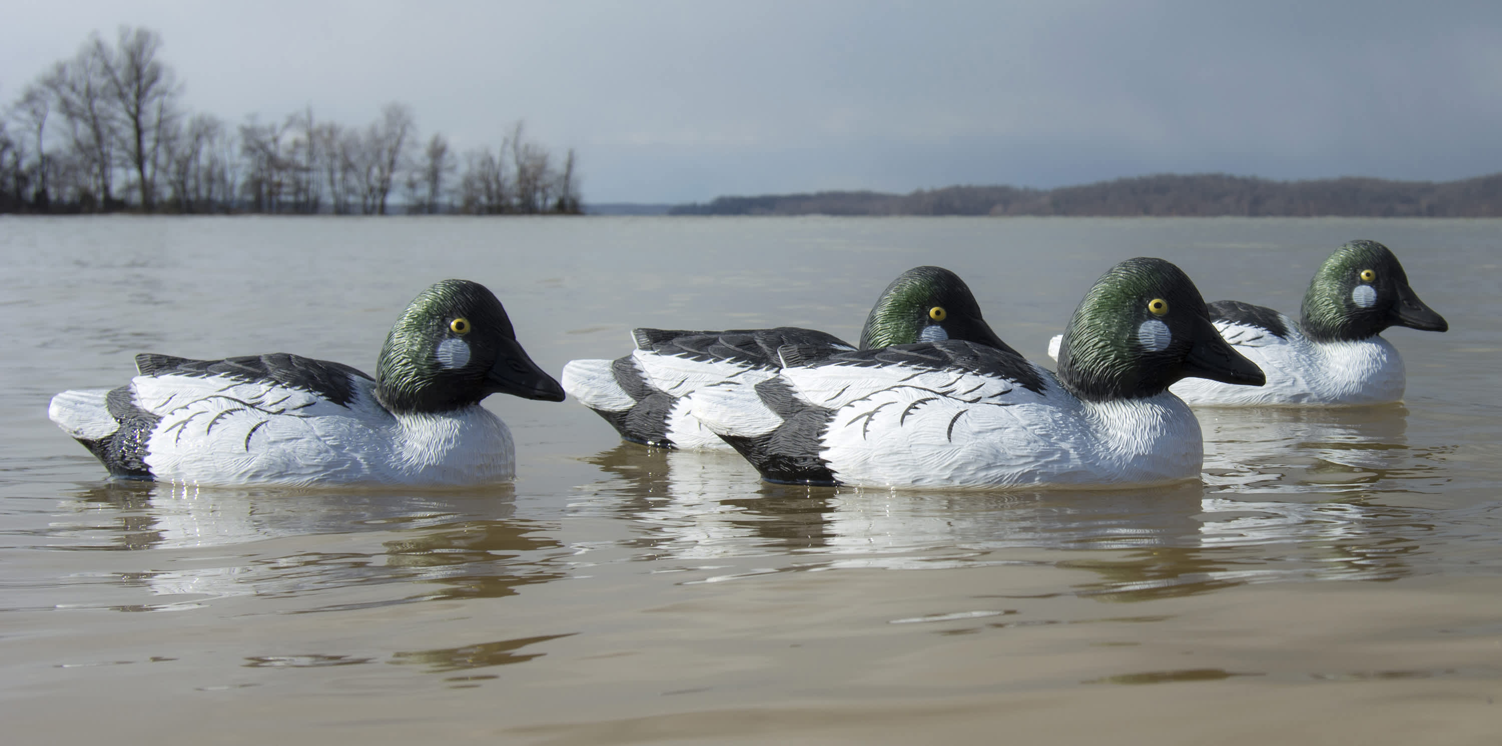 Higdon Outdoors Standard FoamFilled Goldeneye Drake Decoys SixPack