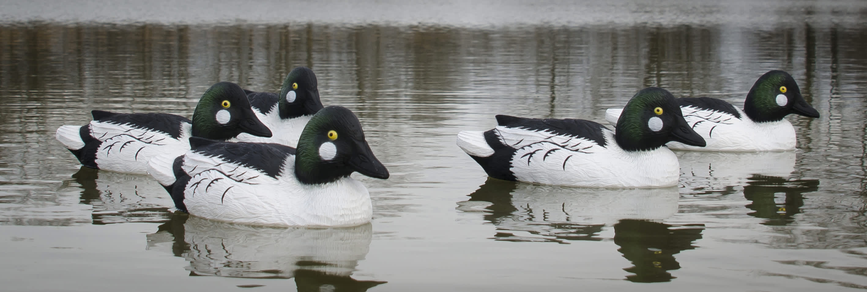 Higdon Outdoors Standard FoamFilled Goldeneye Drake Decoys SixPack