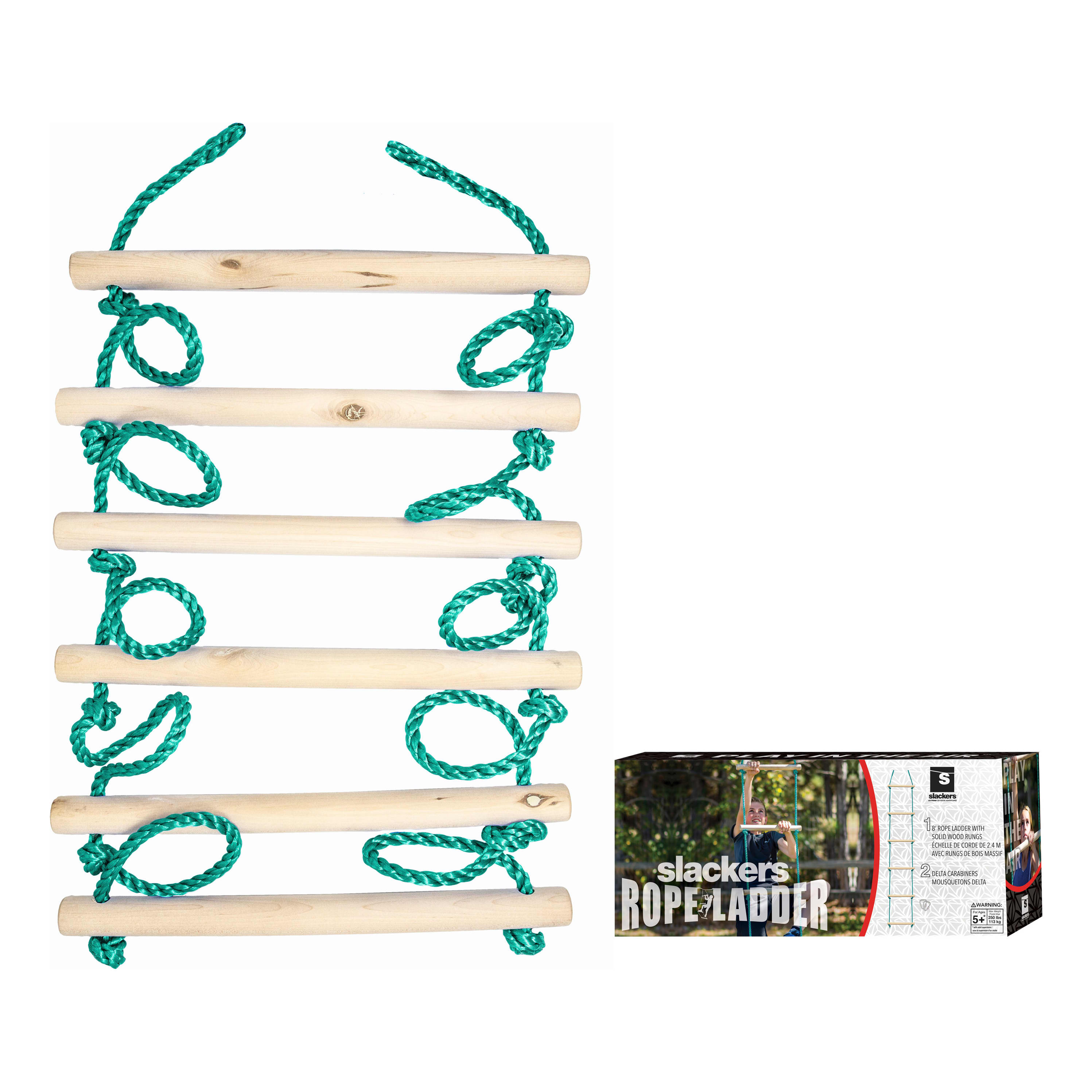 Ladder rope clearance