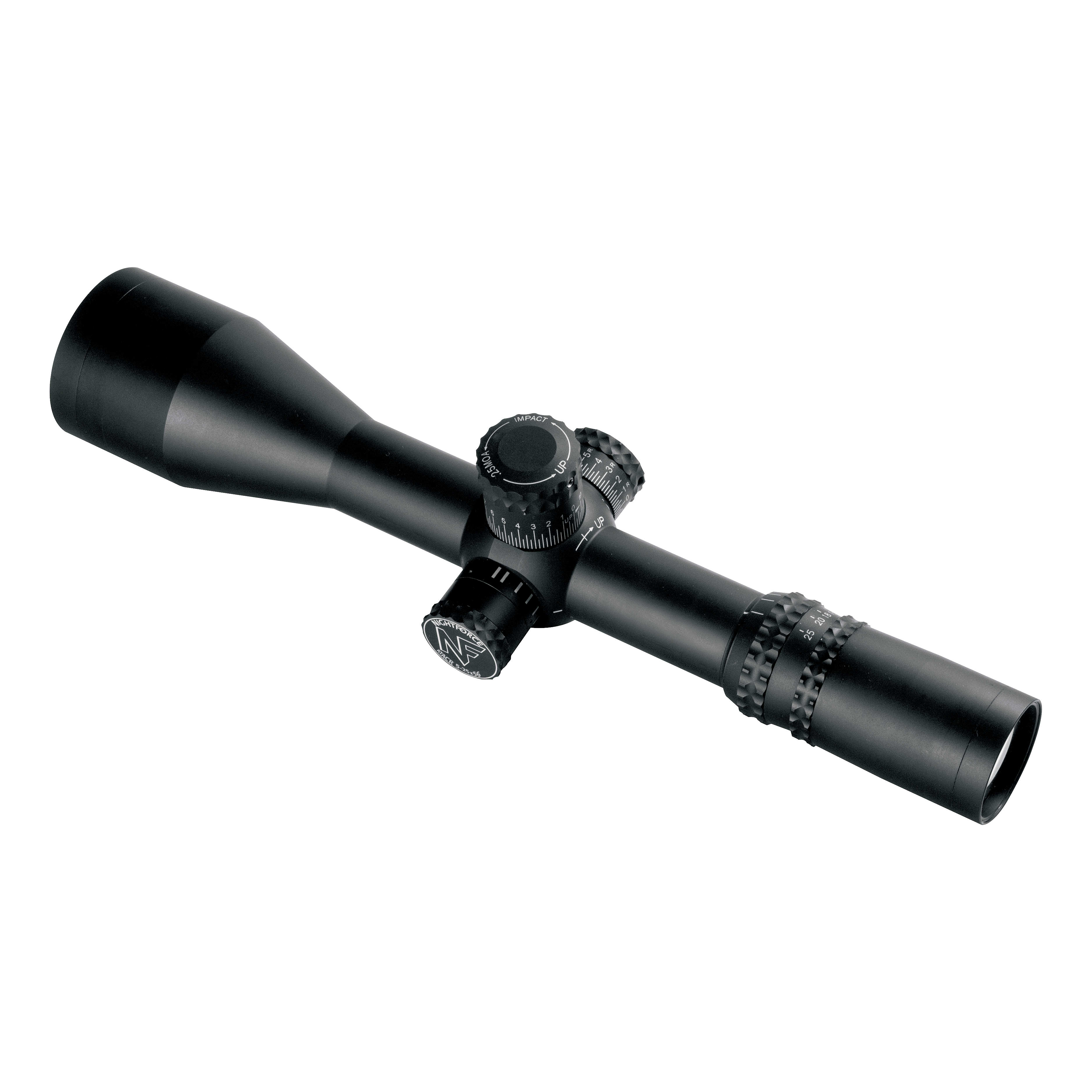 Nightforce 34mm ATACR® Riflescope - 5-25x56mm - MOAR - Top View