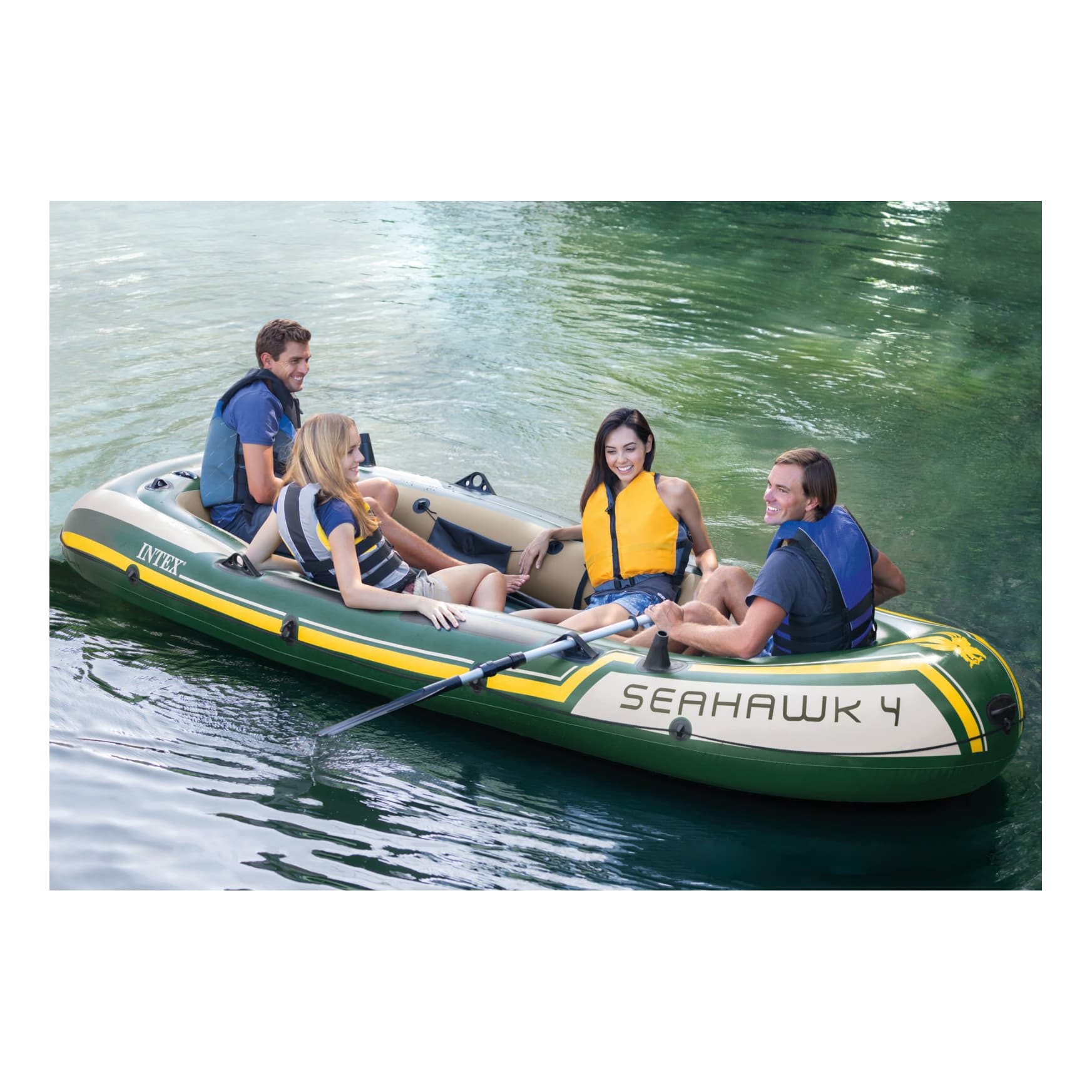 Intex Seahawk 4 Inflatable Boat Grey