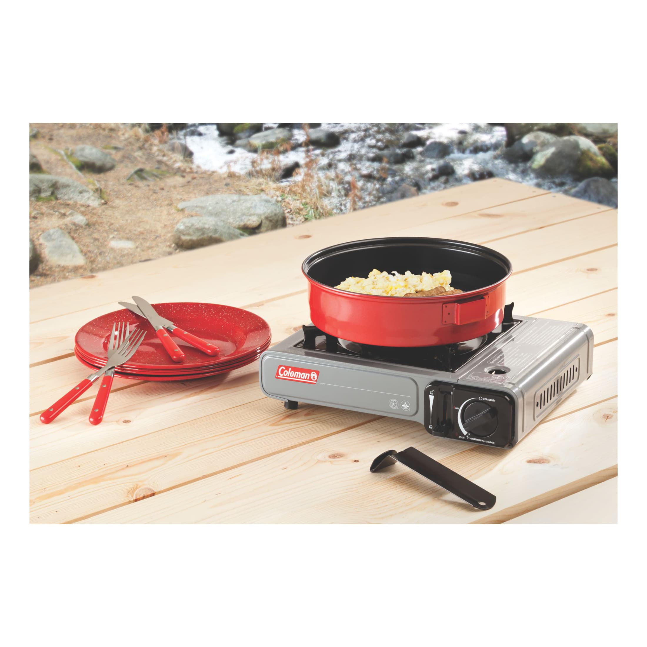 Coleman® Single Burner Butane Stove - In the Field