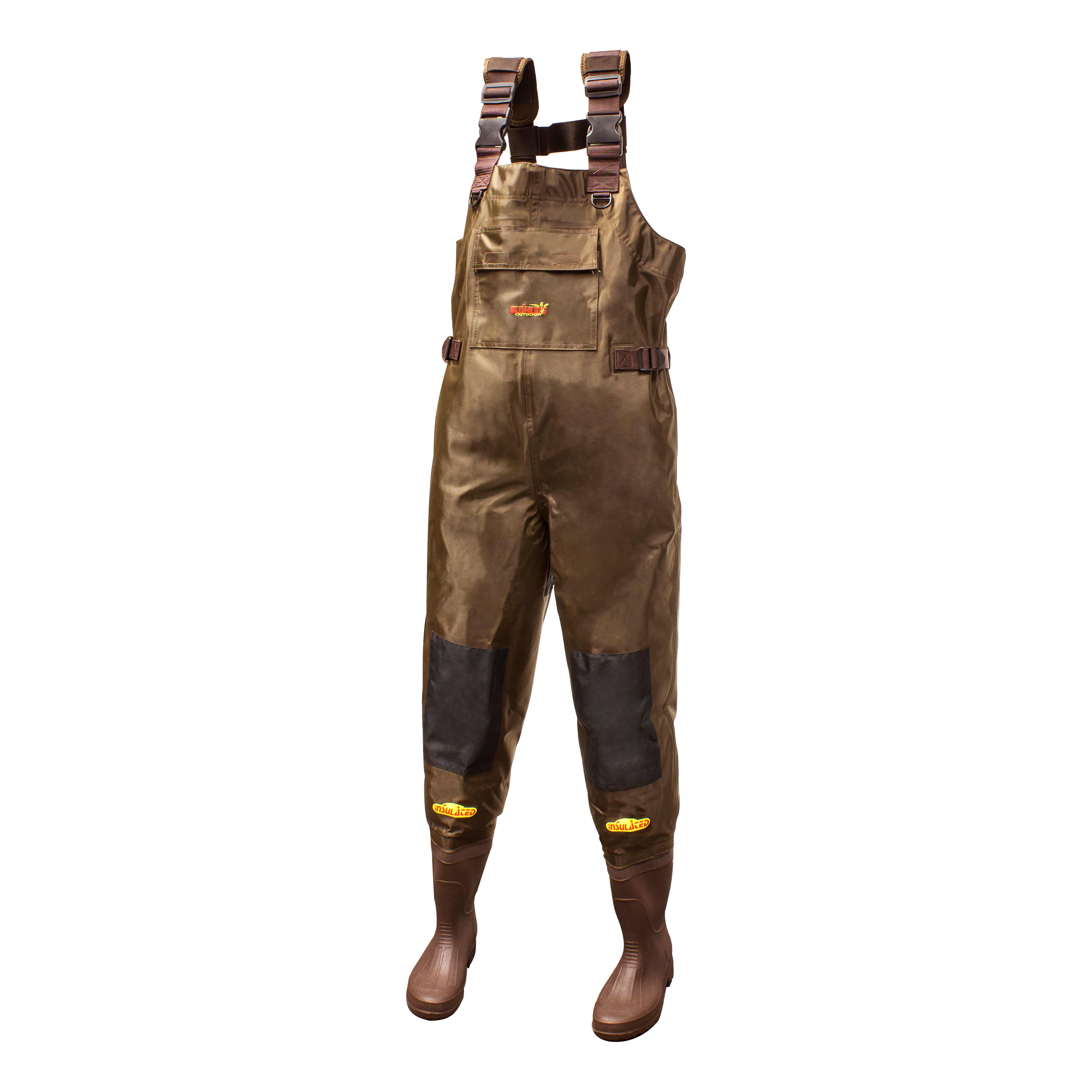 Bushline Insulated Chest Wader Moss Brown 9