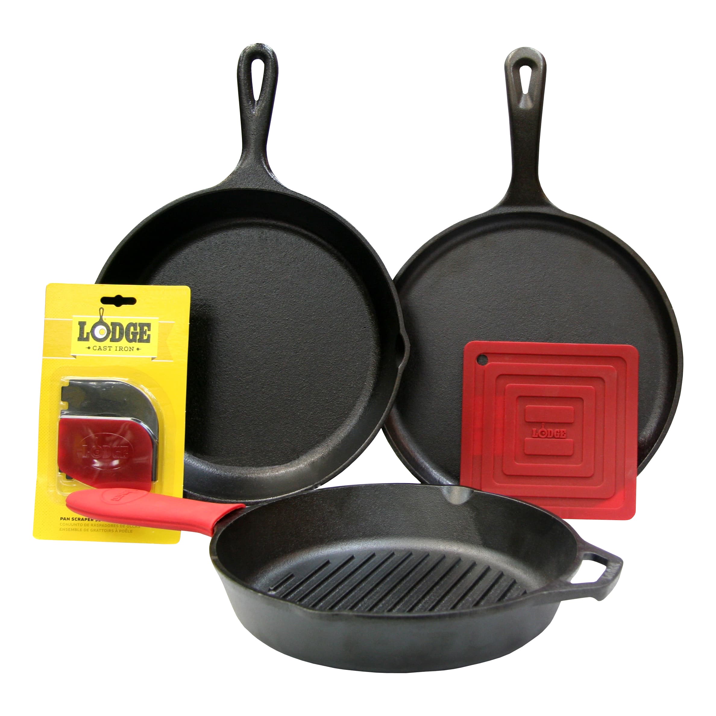Lodge - Cast Iron Essential Pan Set (6 Piece)