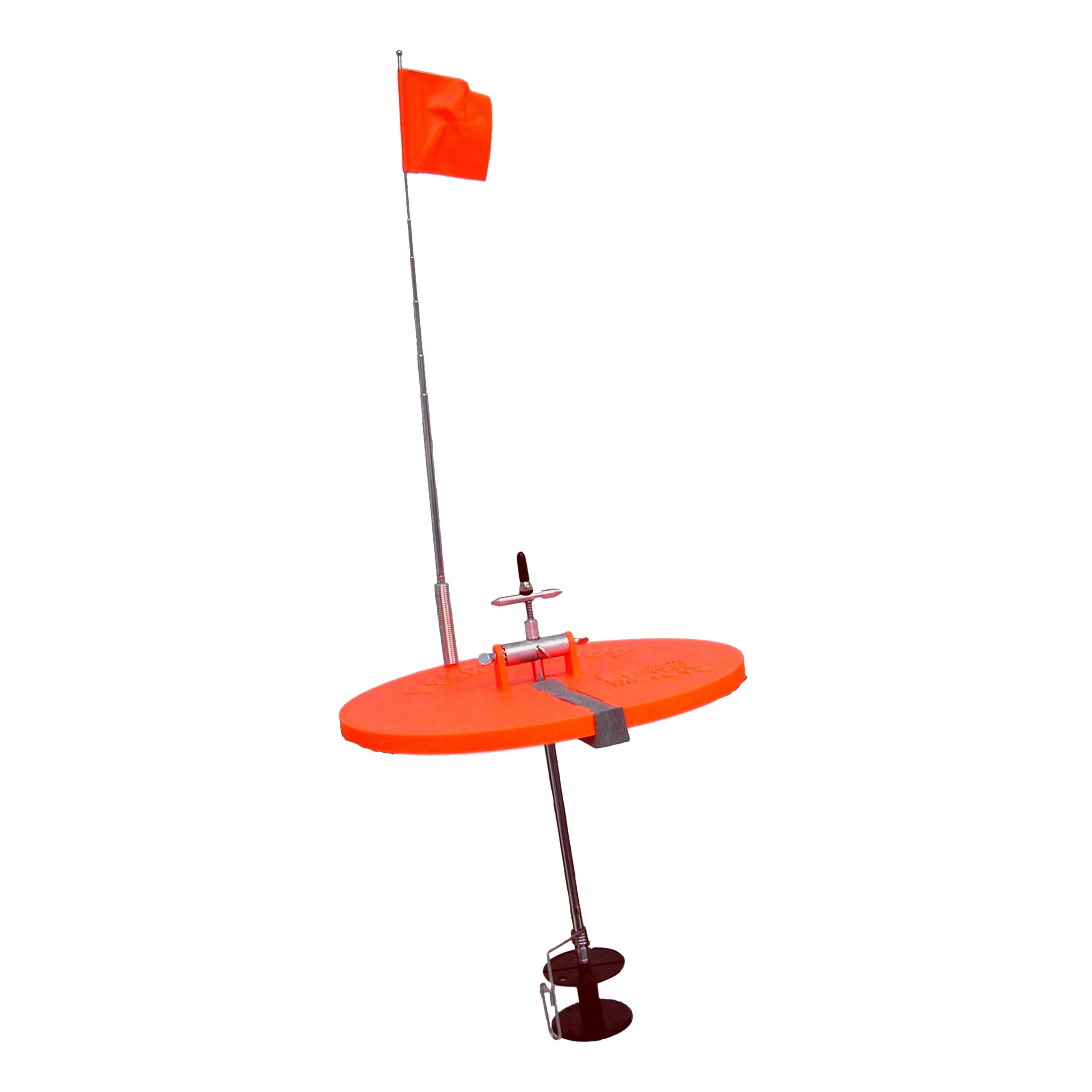 Ice Fishing Tip Up Flag Kit, Ice Fishing Indicator Flag Set, Portable  Winter Fishing Rod Indicator Flag Floating Base Tackle for Outdoor