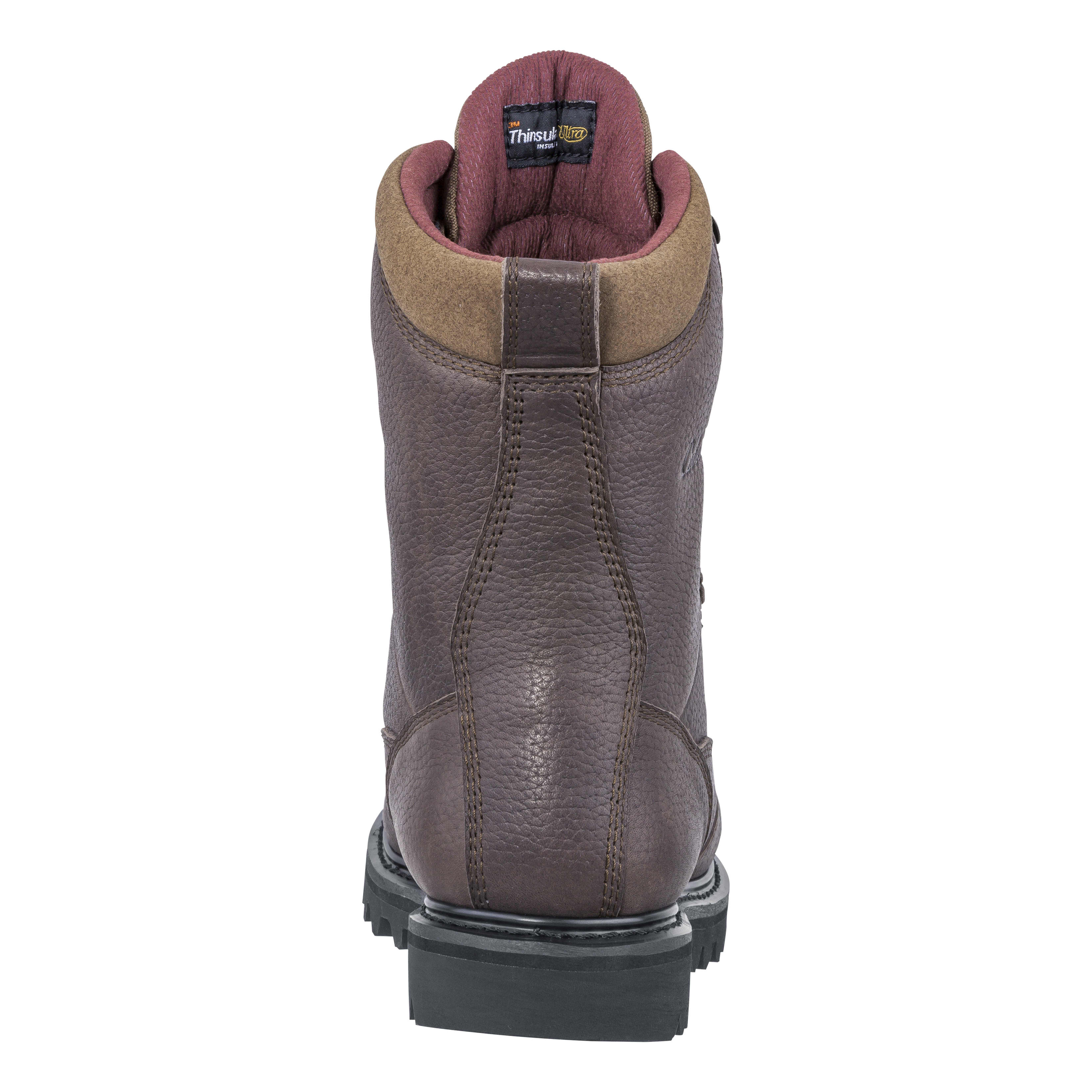 Cabela's Men's Iron Ridge® 400-gram Leather Hunting Boots - Back View