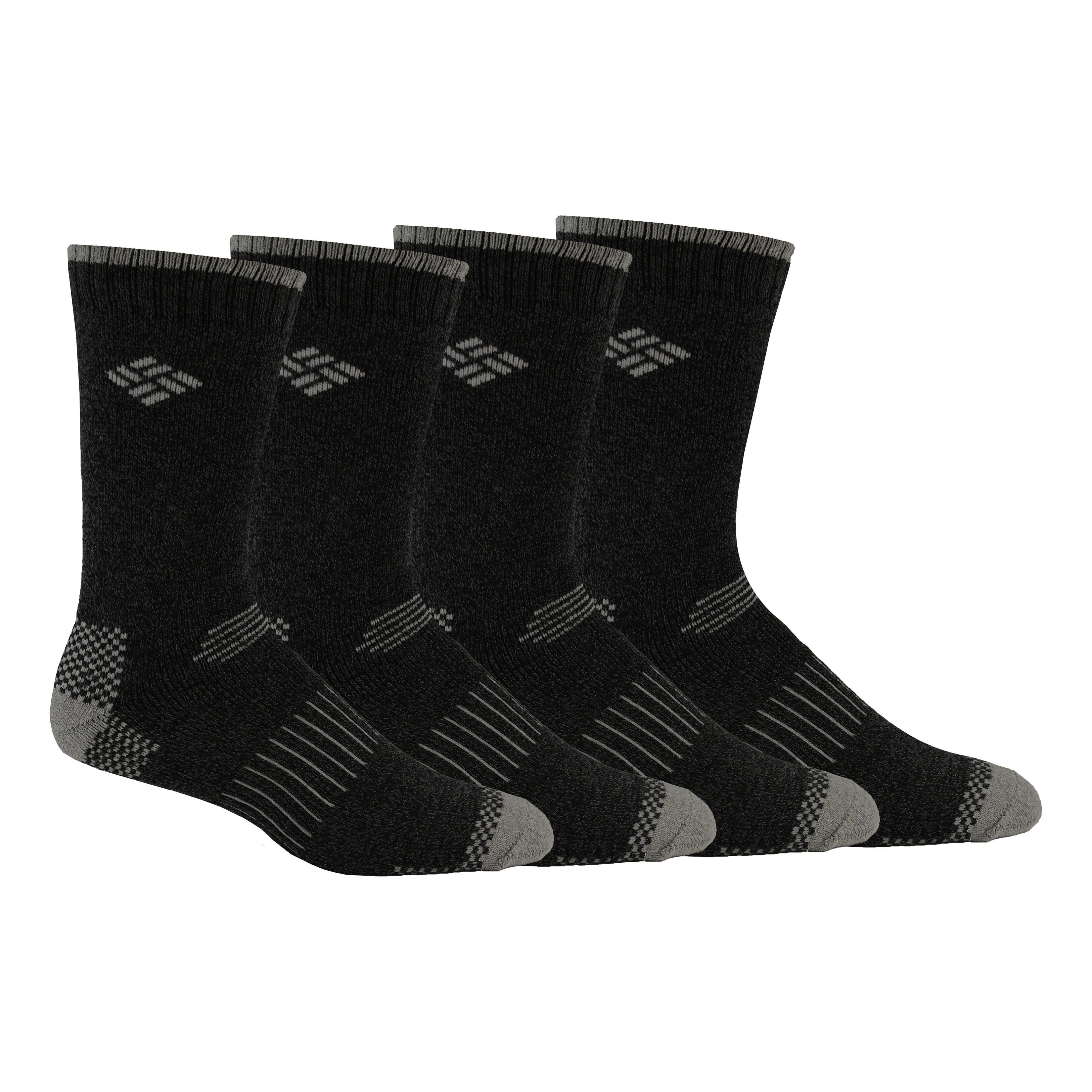 Columbia Men s 4 Pack Moisture Control Colorblock Crew Socks