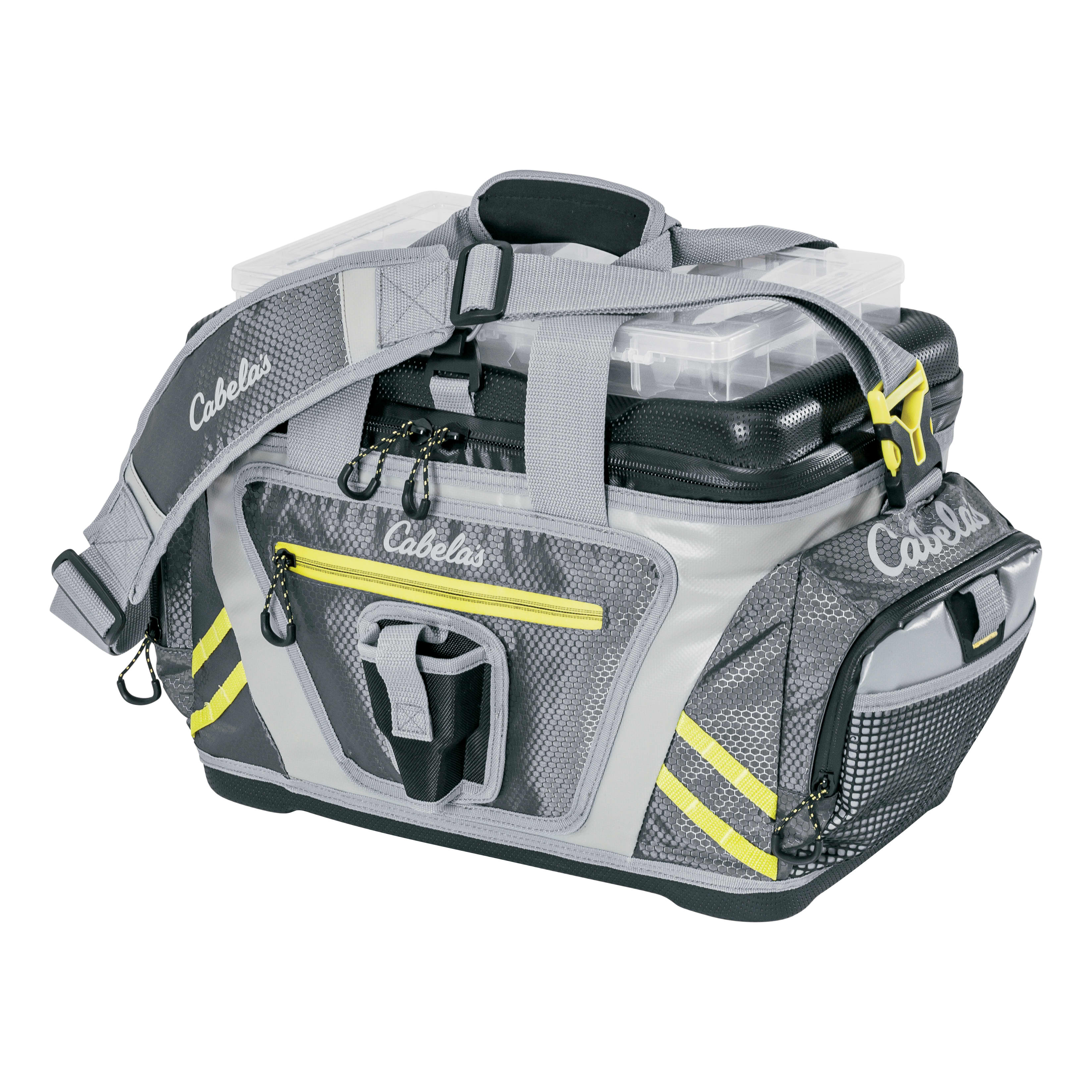 Cabela's Marine-Grade Tackle Bag with Utility Box - Angle View