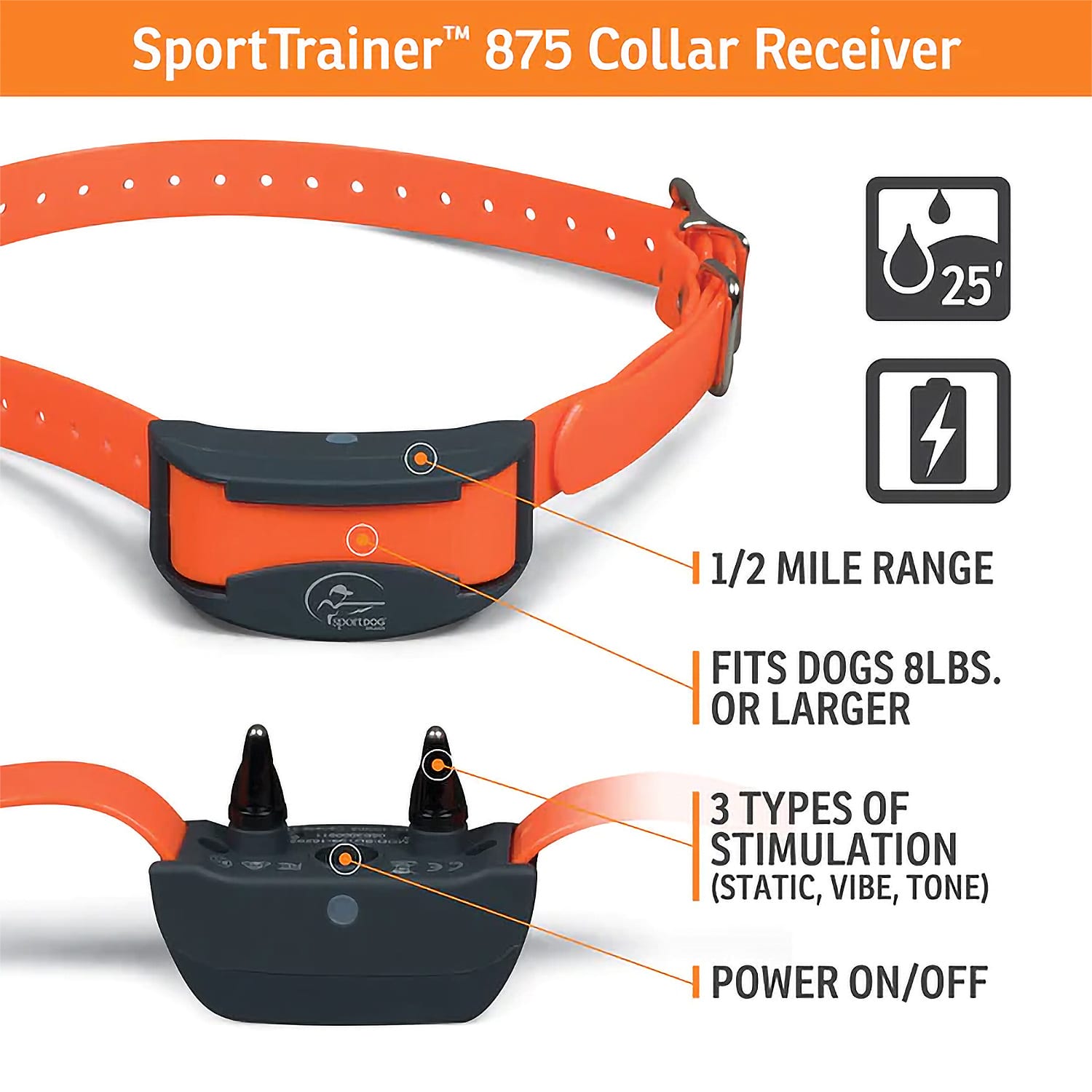 SportDOG Brand® SportTrainer® 875 - Orange