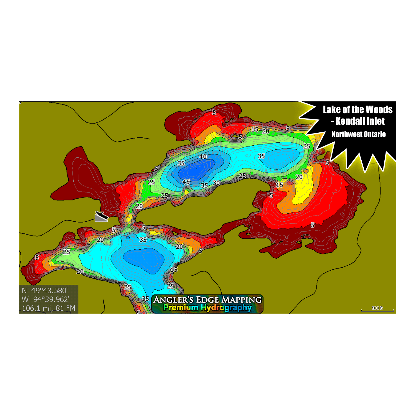 Angler's Edge Mapping Northwest Ontario 2022 Cabela's Canada