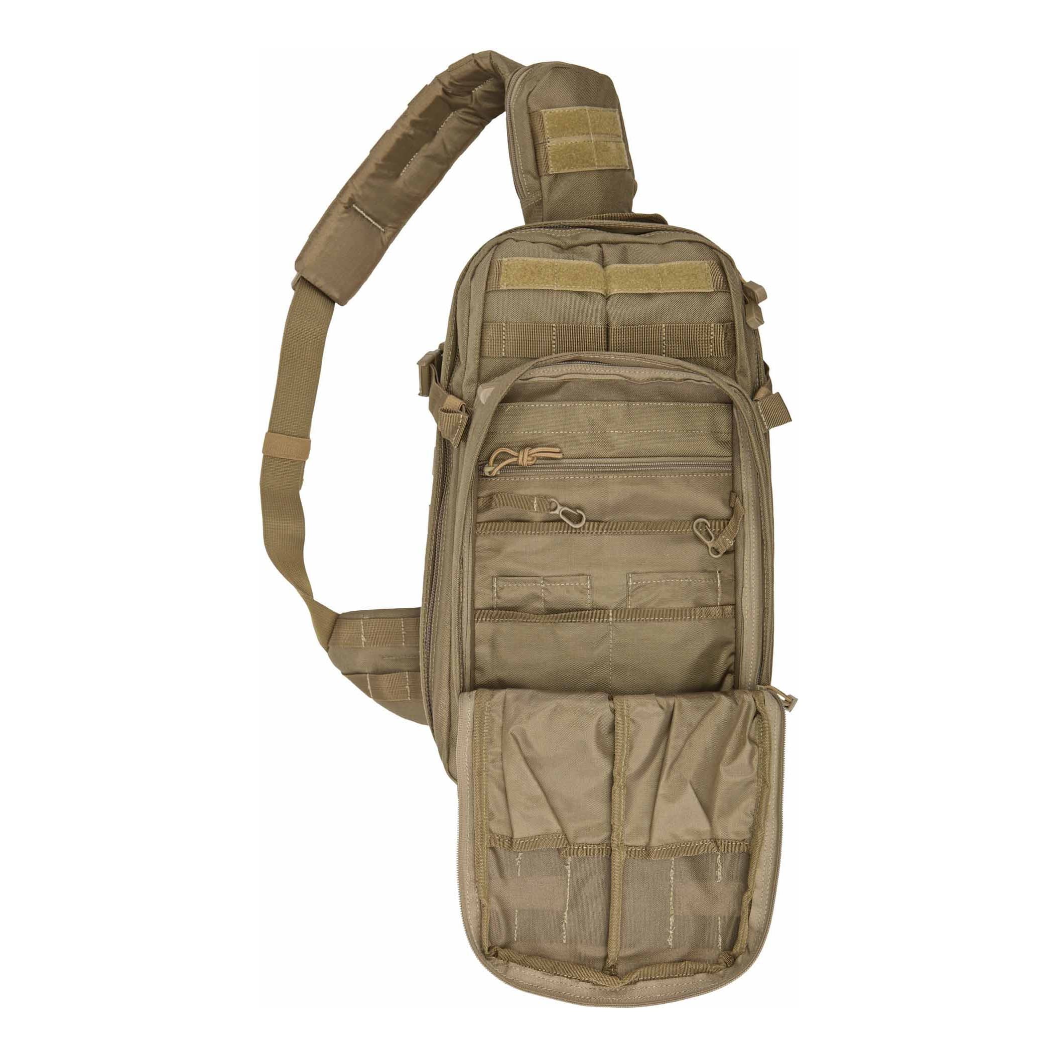 5.11® Rush Moab™ 10 Sling Pack - Sandstone - Open View