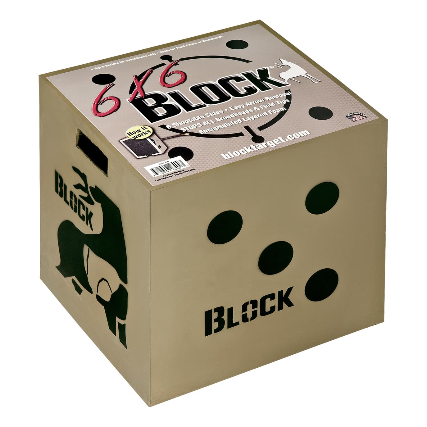 Block 6x6 Target