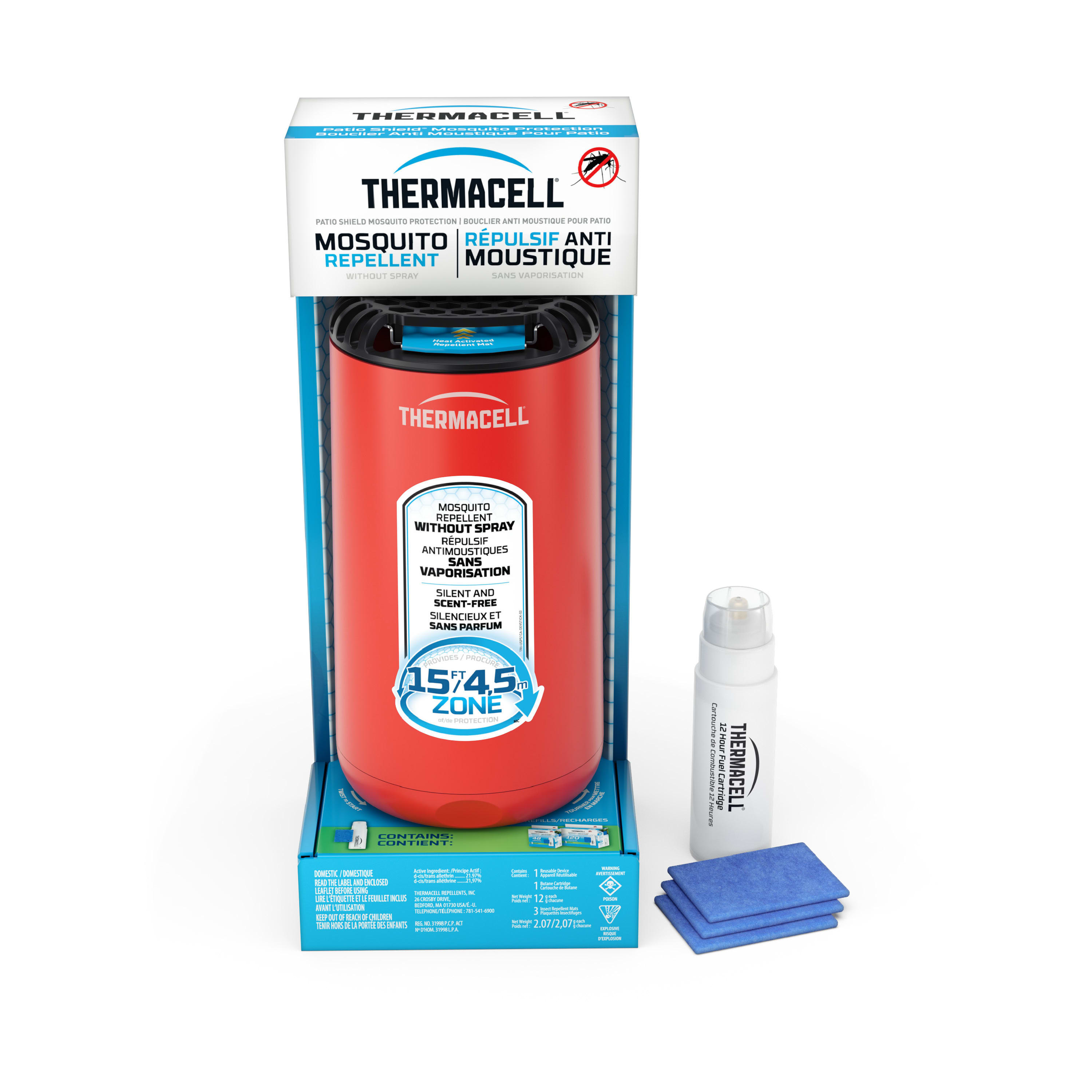 ThermaCELL® Patio Shield Mosquito Repellent - Fiesta Red