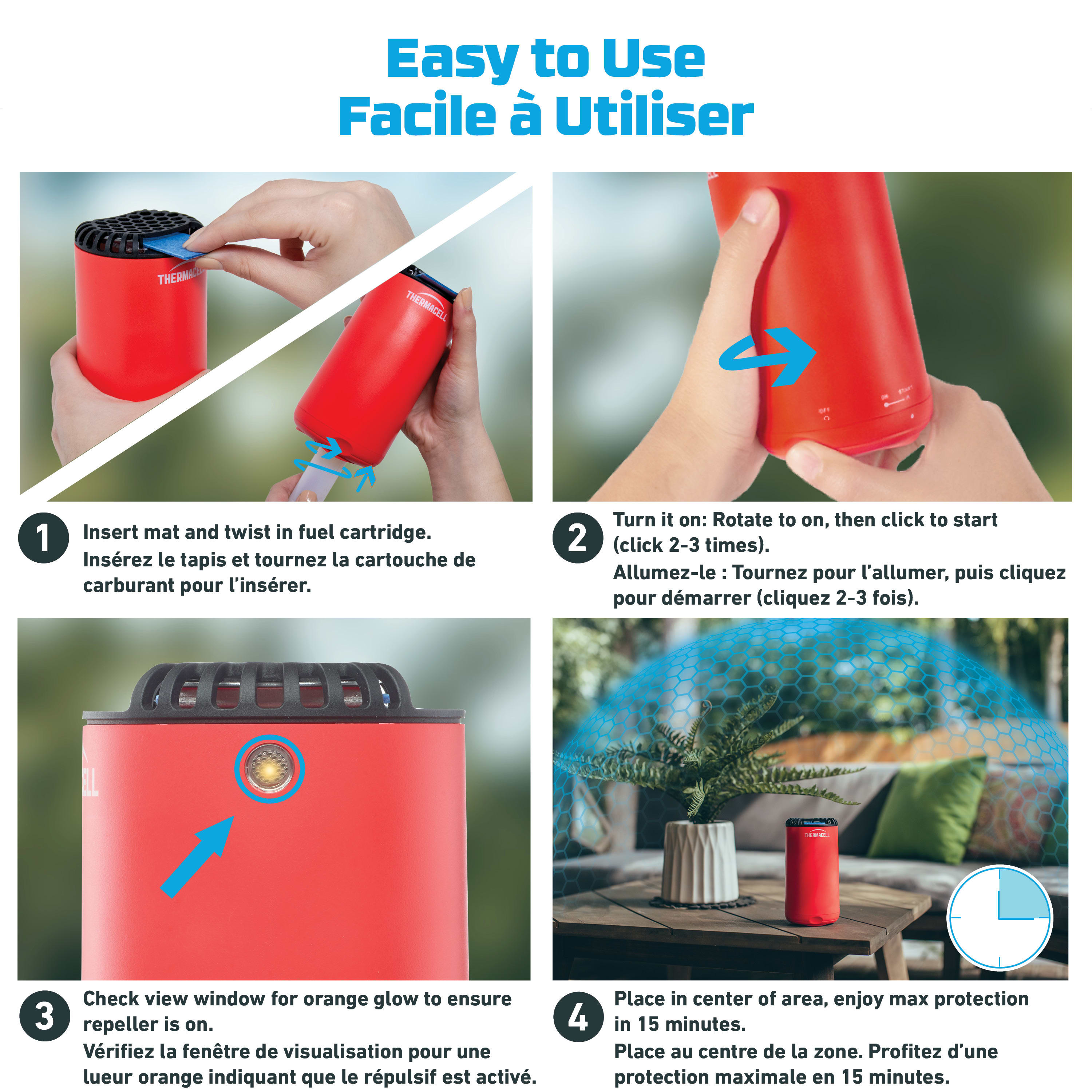 ThermaCELL® Patio Shield Mosquito Repellent