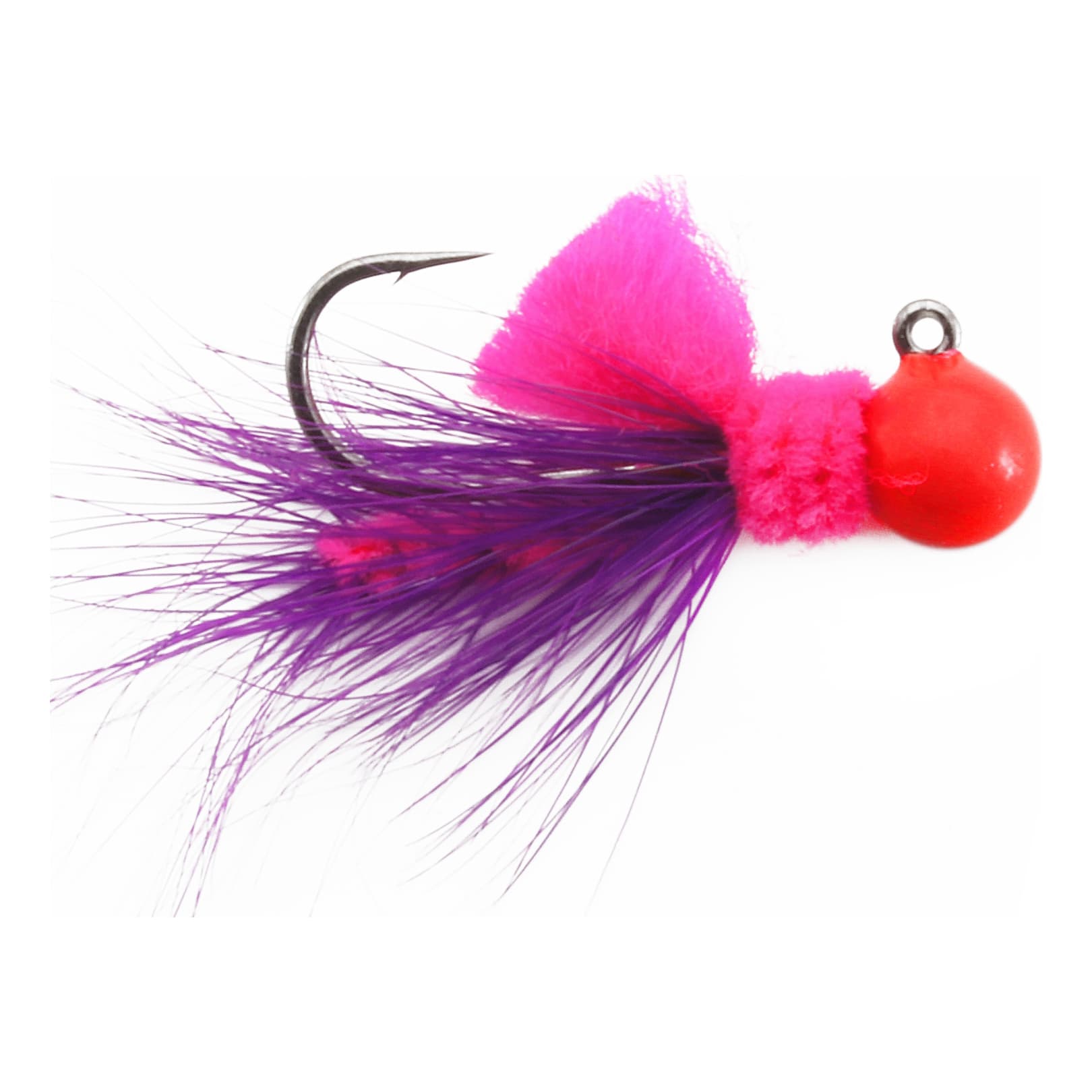 Danielson Salmon/Steelhead Marabou Fishing Jigs, Purple/Pink/Black