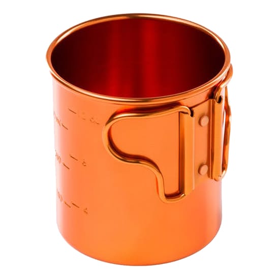 GSI Outdoors Bugaboo Cup - Orange - Handle Folded Back