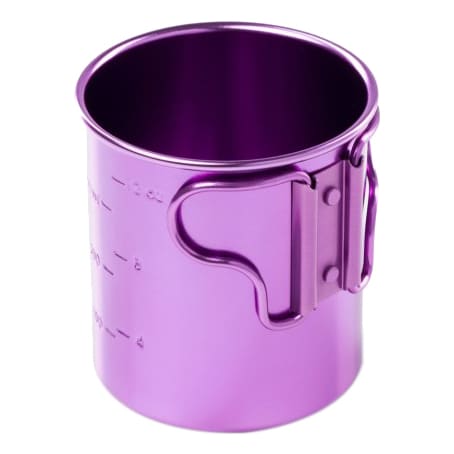 GSI Outdoors Bugaboo Cup - Purple - Handle Folded Back