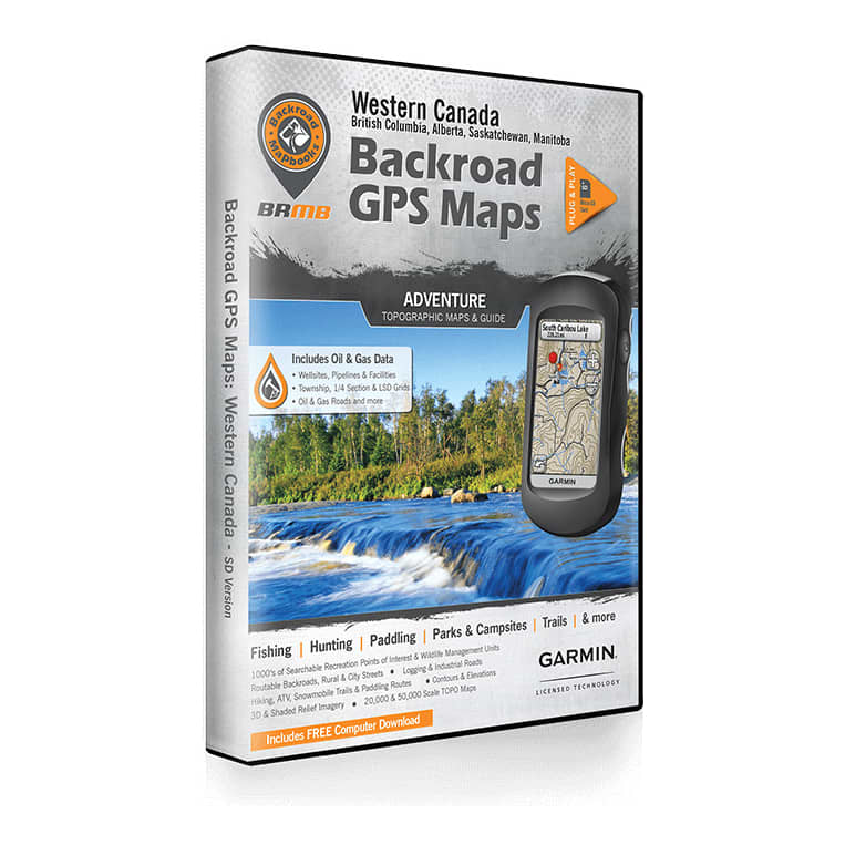 Backroad Mapbooks Western Canada GPS Maps