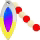 50/50 Blade/Glow/Red Bead