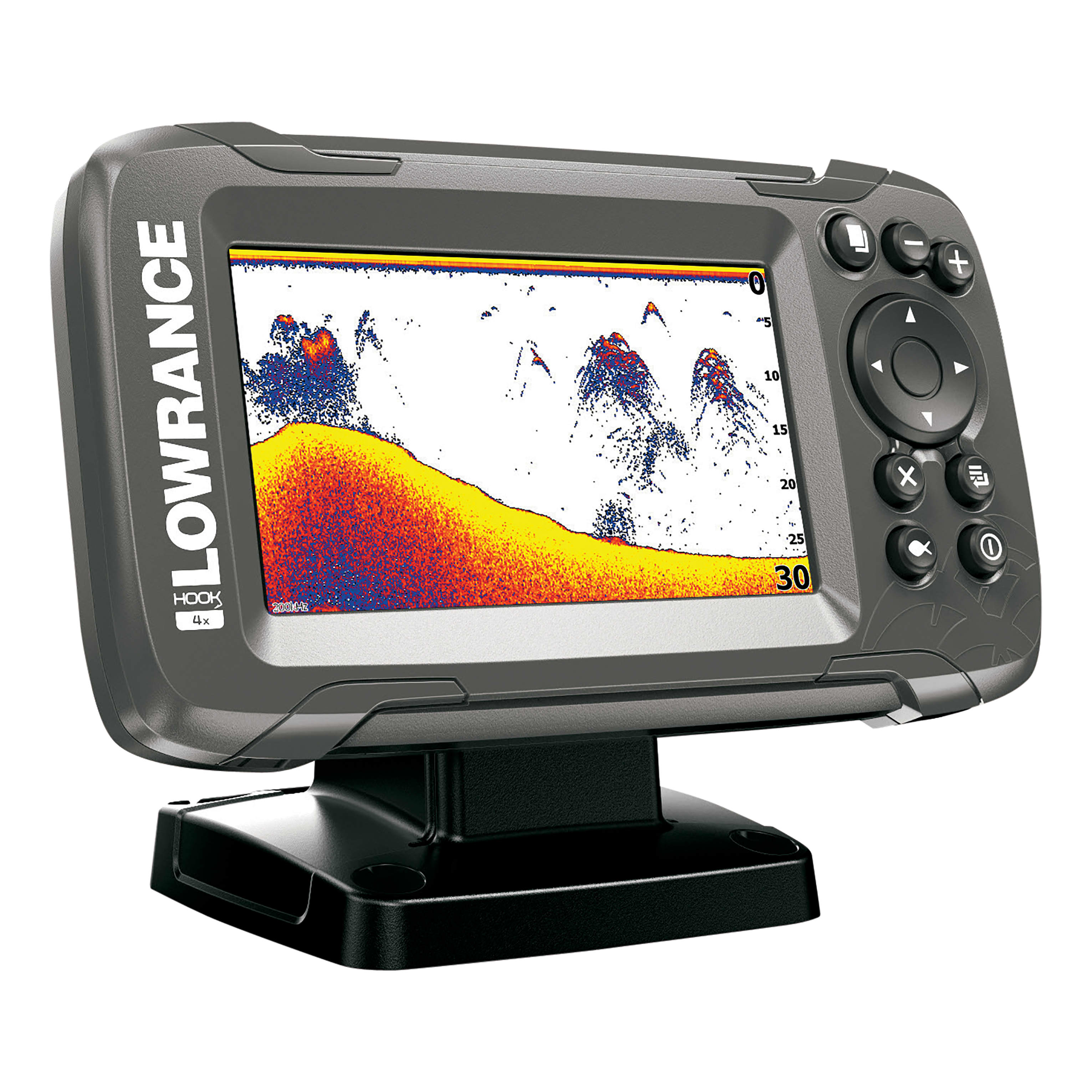 Lowrance® Hook2 4X Sonar/GPS Combo - Side View 2