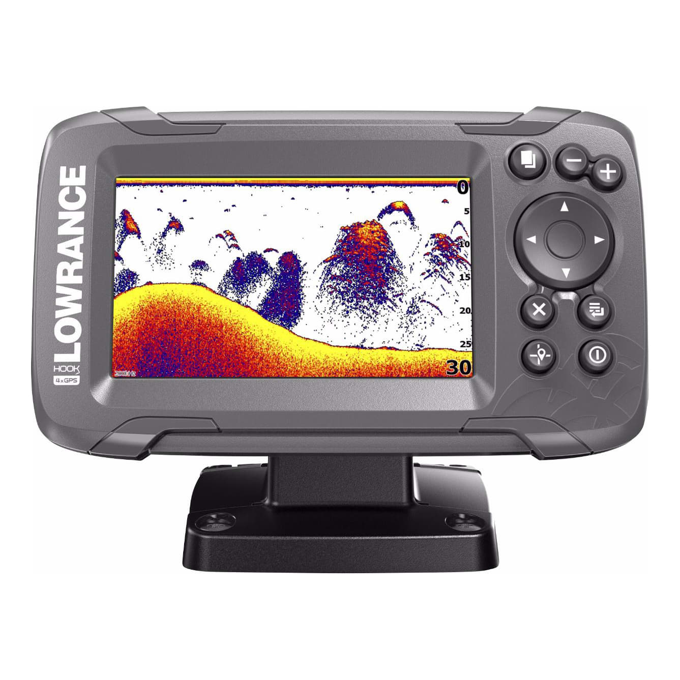 Lowrance Hook2 - 4x Fishfinder/GPS with Bullet Transducer - 000-14014-001