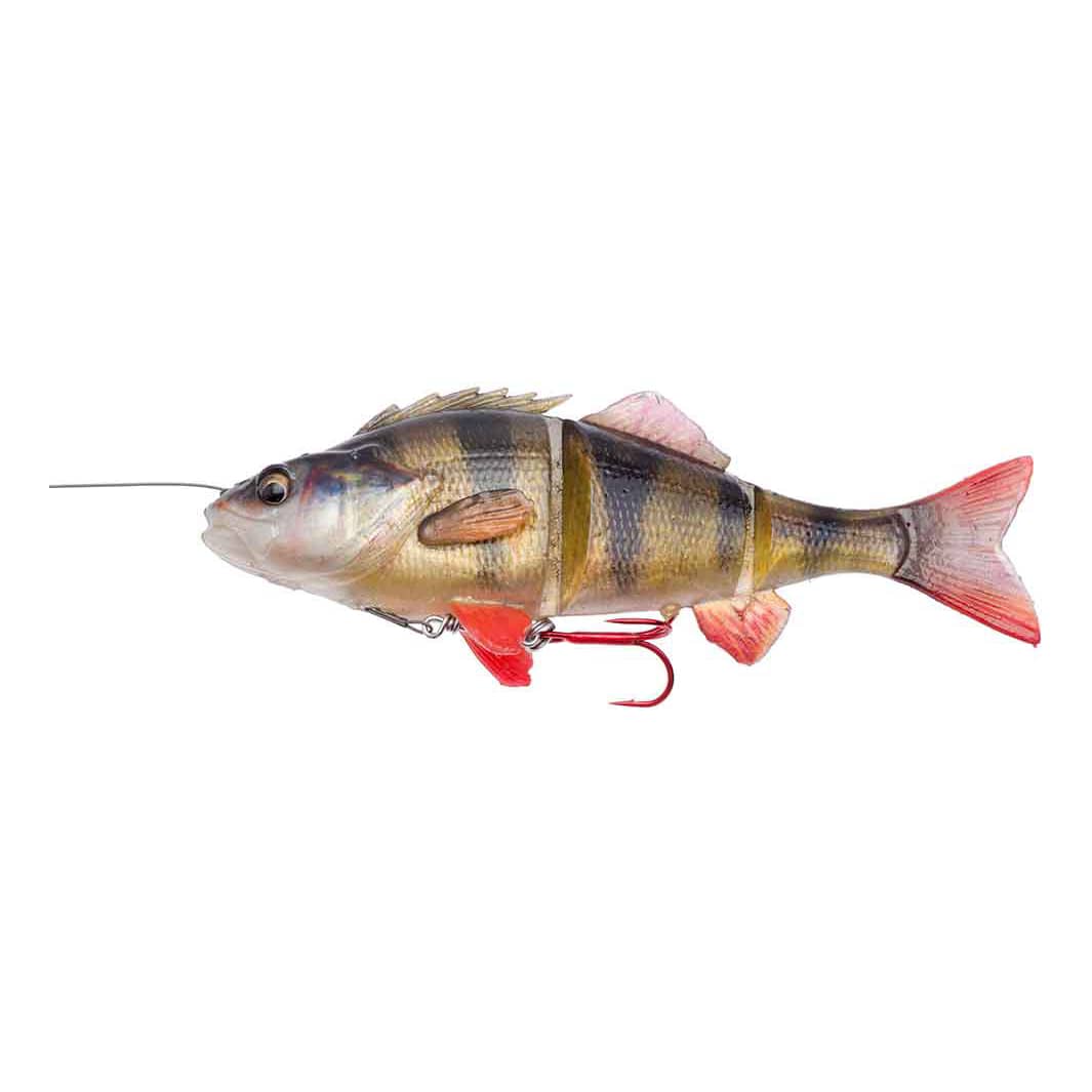 Savage Gear 4D Yellow Perch Bait, 6-3/4-in