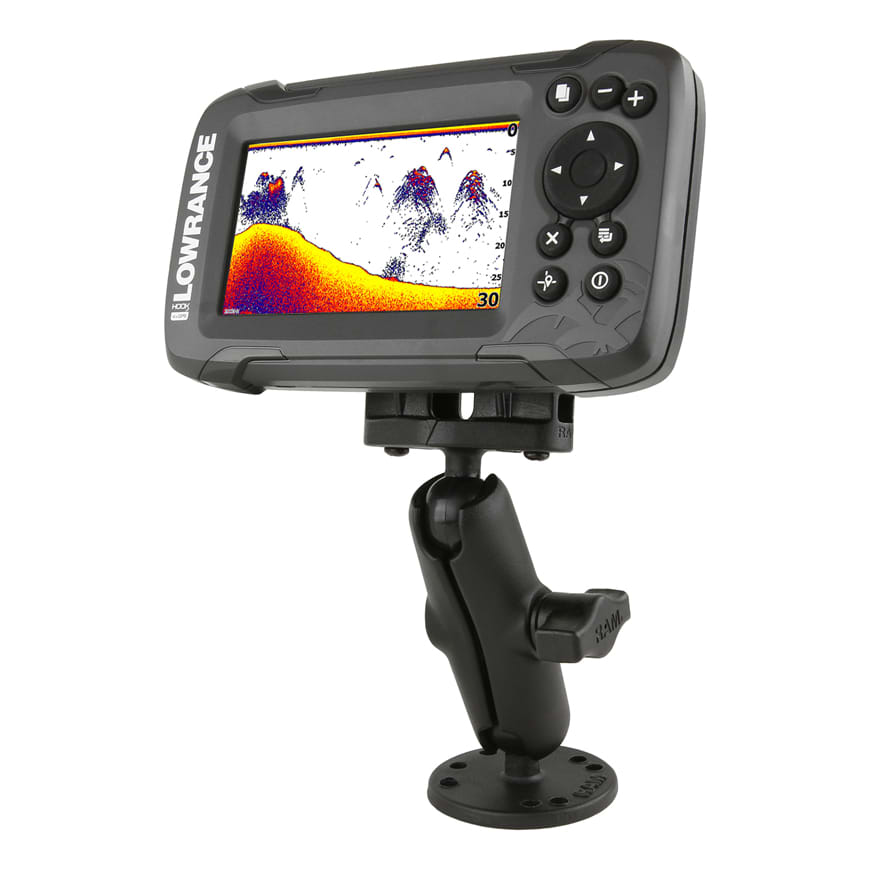 RAM® B Size 1 Fishfinder Mount for the Lowrance Hook2 Series