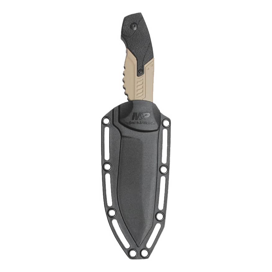 Smith & Wesson® M&P® Coyote Fixed Blade Knife - In Sheath View
