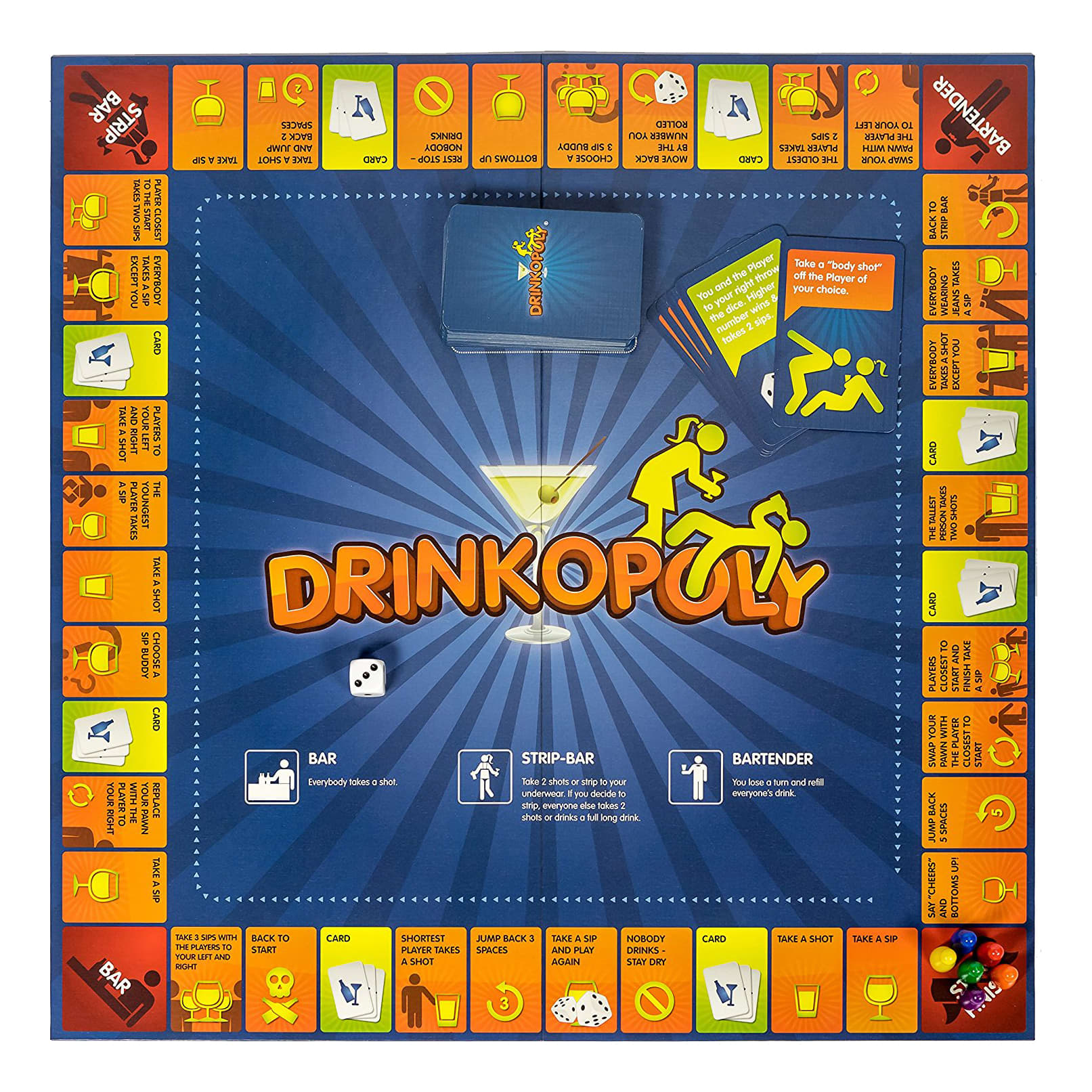 Drinkopoly Game - Game View