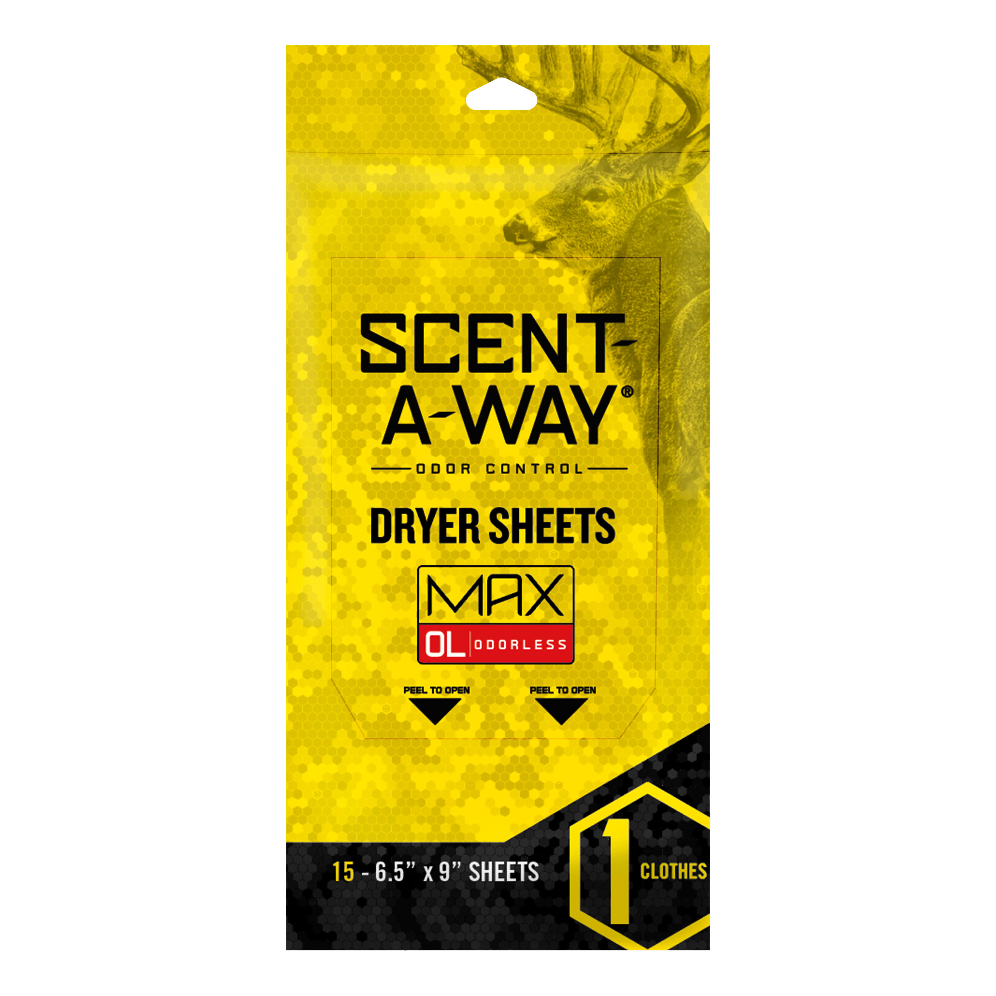 Scent-A-Way® MAX Odourless Dryer Sheets