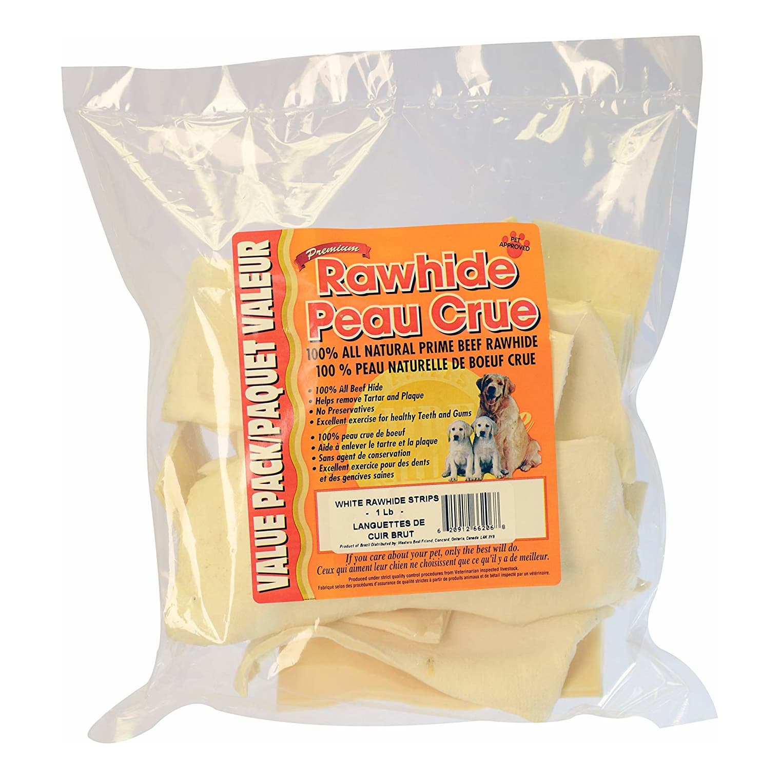 Master's Best Friend Rawhide Strips