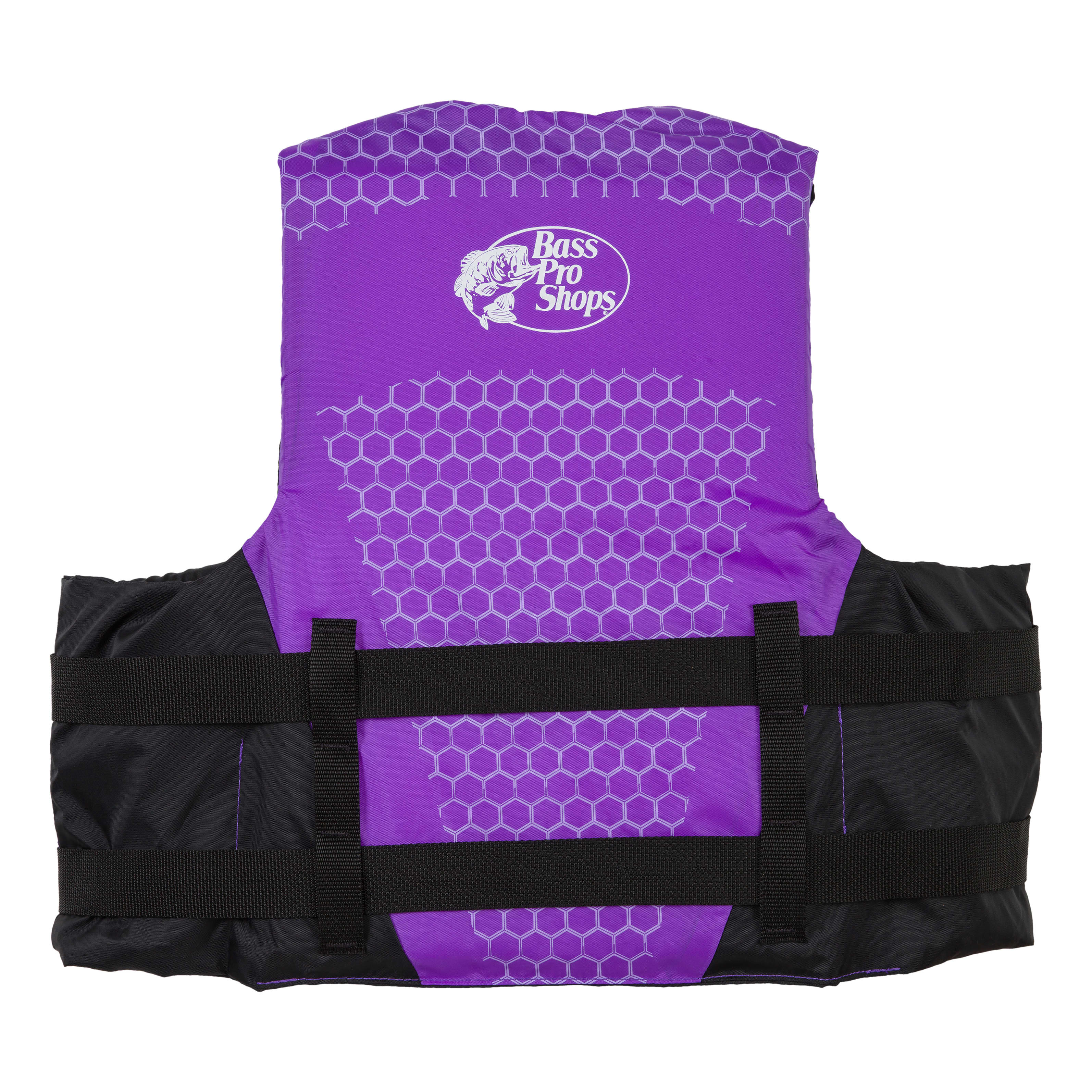 Bass Pro Shops® Traditional Water Ski/Recreational Life Jacket for Adults - Purple - Back View