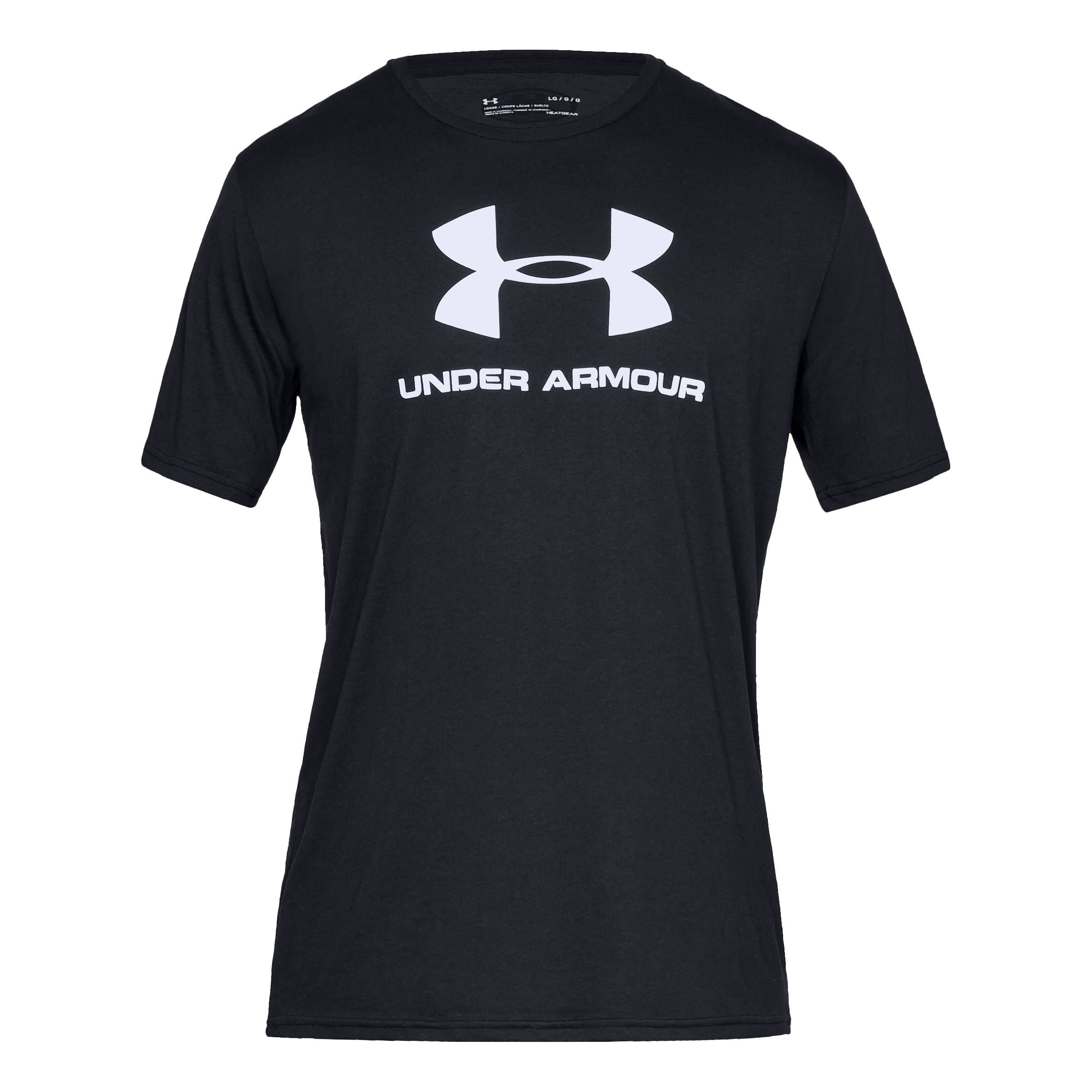 Under Armour Sportstyle Logo Ss, Black, XL