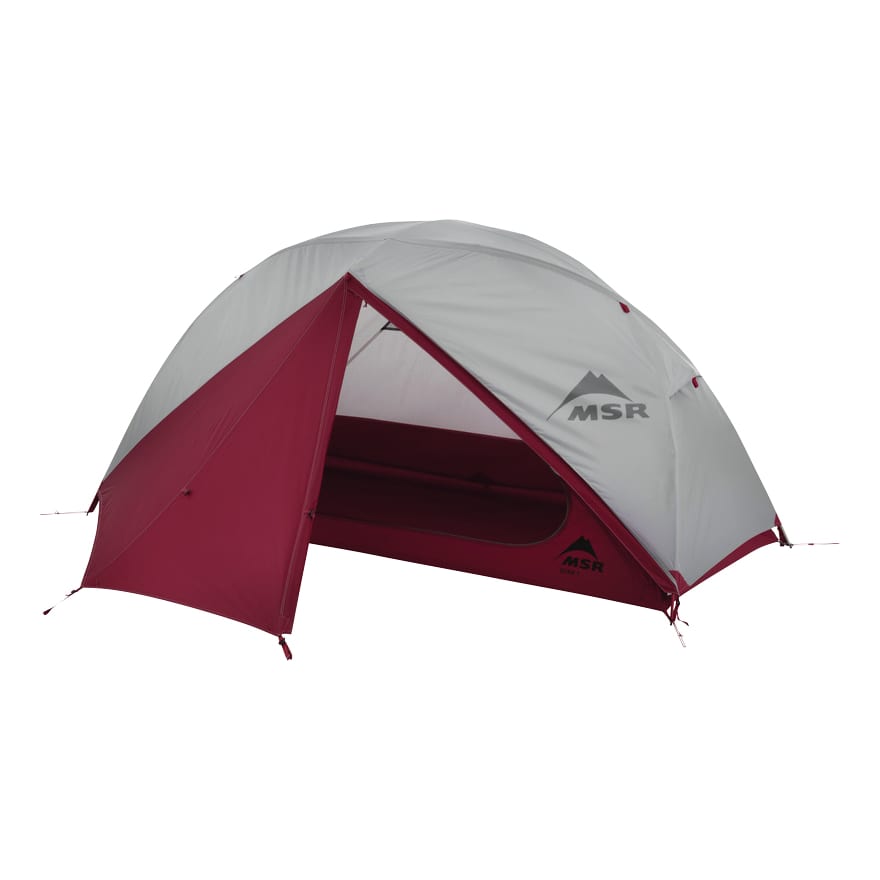 MSR® Elixir™ 1 Backpacking Tent - Rain Door Open View