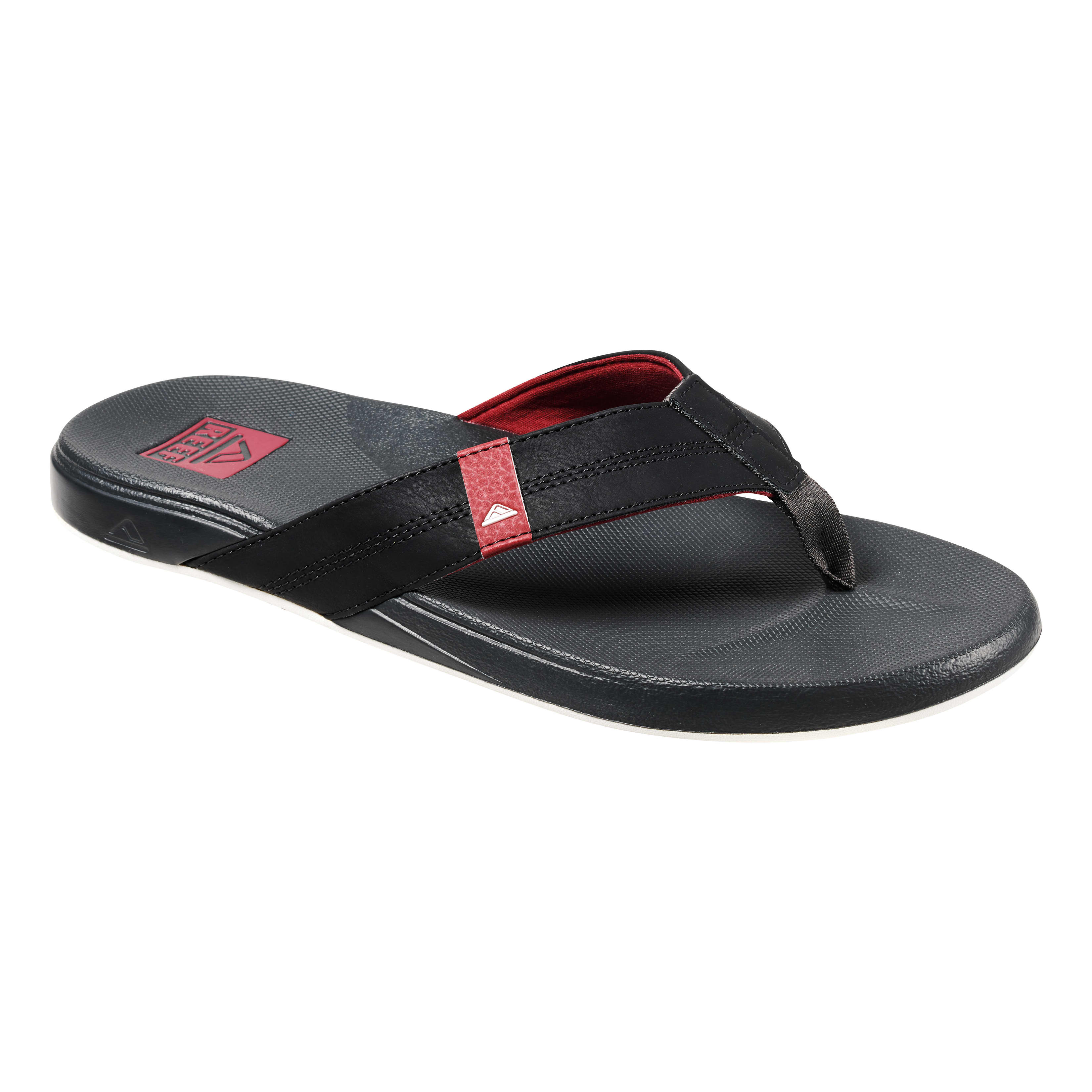 Reef red flip flops shop